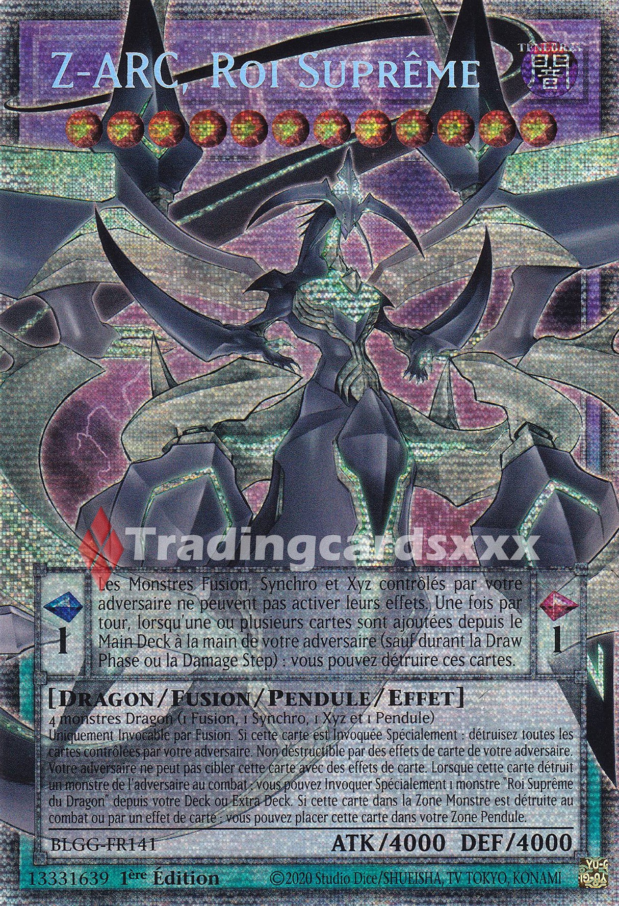 Yu-Gi-Oh! Z-ARC, Roi Suprême : OF STAR BLGG-FR141