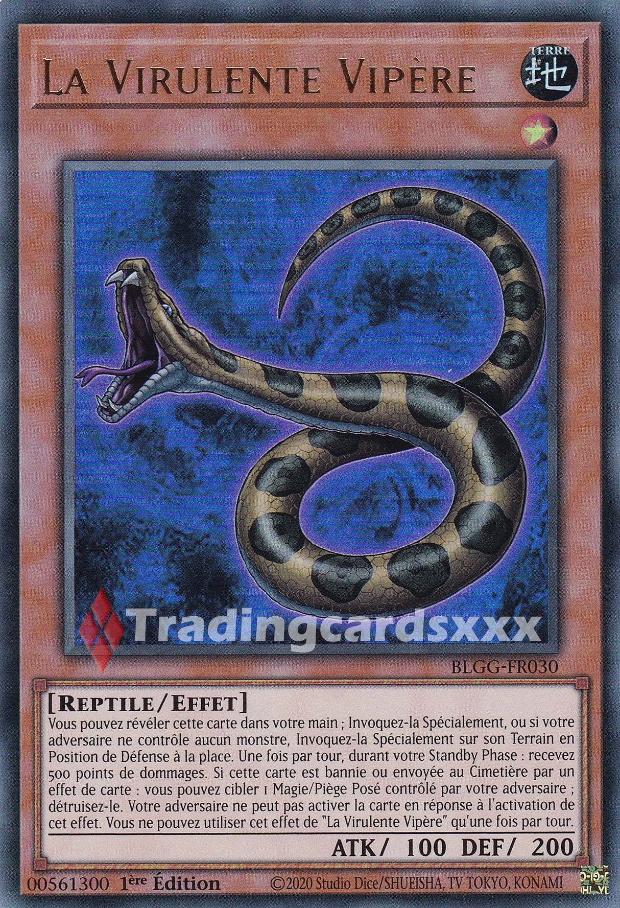 Yu-Gi-Oh! La Virulente Vipère : UR BLGG-FR030
