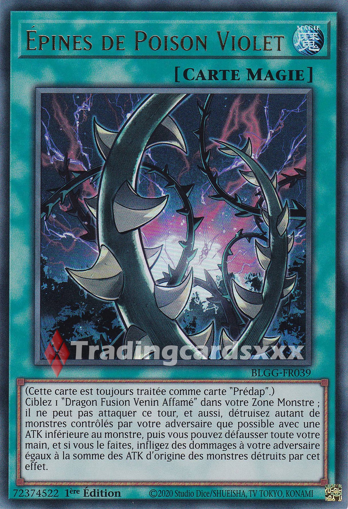 Yu-Gi-Oh! Épines de Poison Violet : UR BLGG-FR039