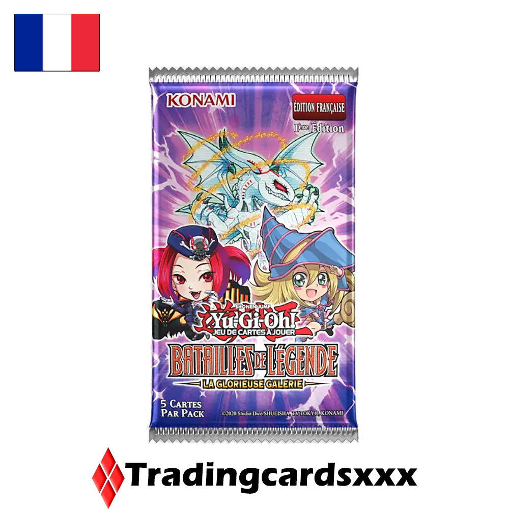 Yu-Gi-Oh! Pack de 3 boosters Batailles de Légende : La Glorieuse Galerie