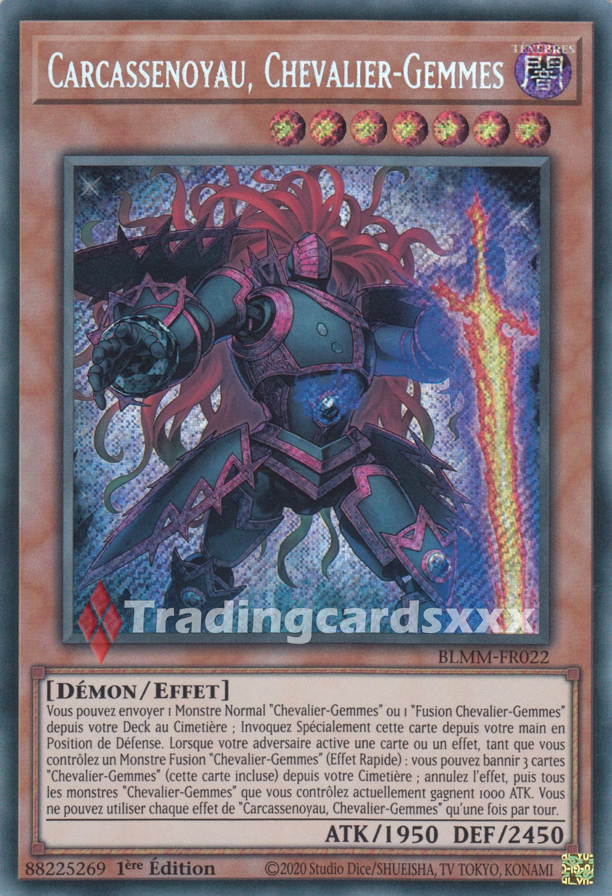 Yu-Gi-Oh! Carcassenoyau, Chevalier-Gemmes : SE BLMM-FR022