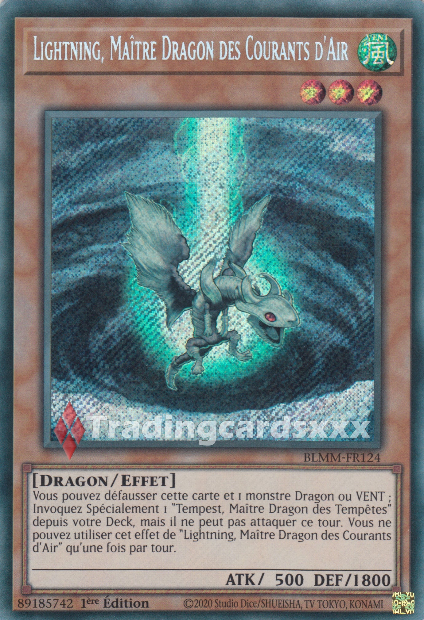 Yu-Gi-Oh! Lightning, Maître Dragon des Courants d'Air : SE BLMM-FR124
