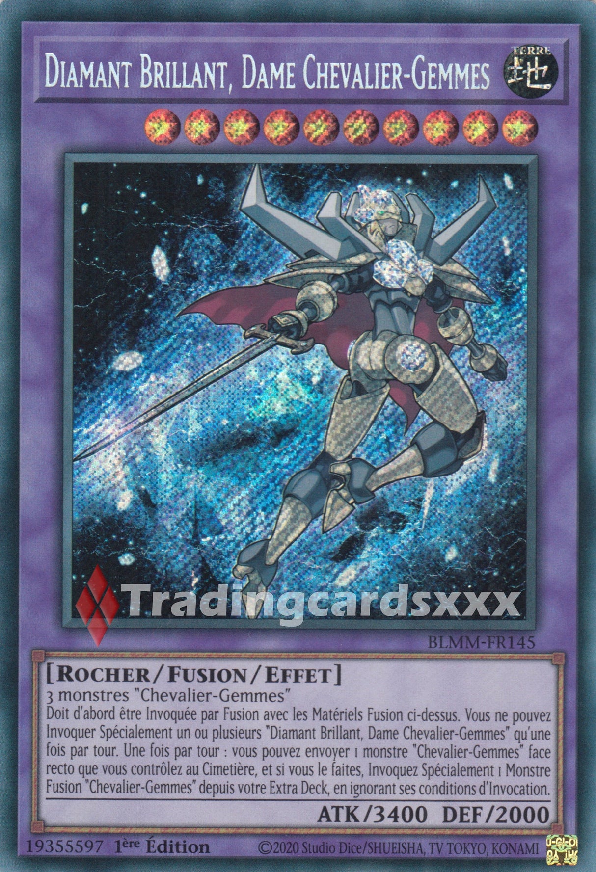 Yu-Gi-Oh! Diamant Brillant, Dame Chevalier-Gemmes : SE BLMM-FR145