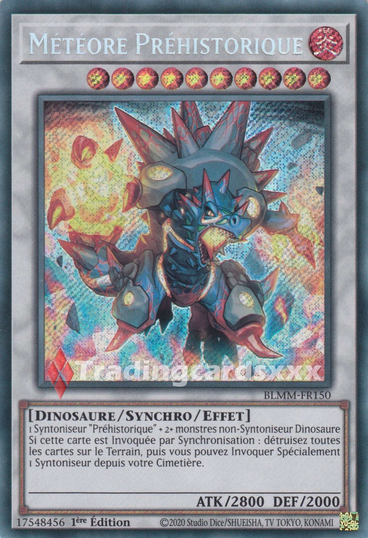Yu-Gi-Oh! Météore Préhistorique : SE BLMM-FR150