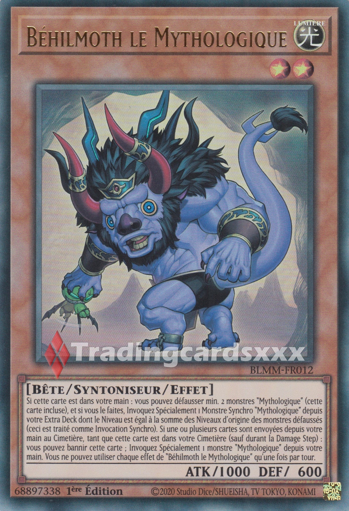 Yu-Gi-Oh! Béhilmoth le Mythologique : UR BLMM-FR012