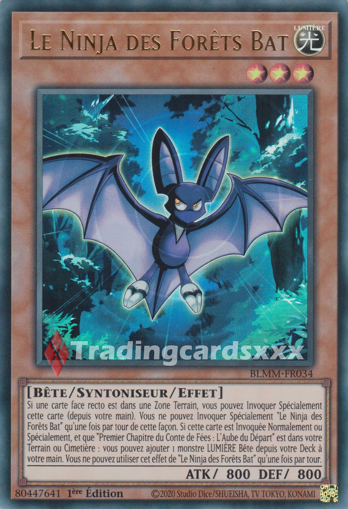 Yu-Gi-Oh! Le Ninja des Forêts Bat : UR BLMM-FR034