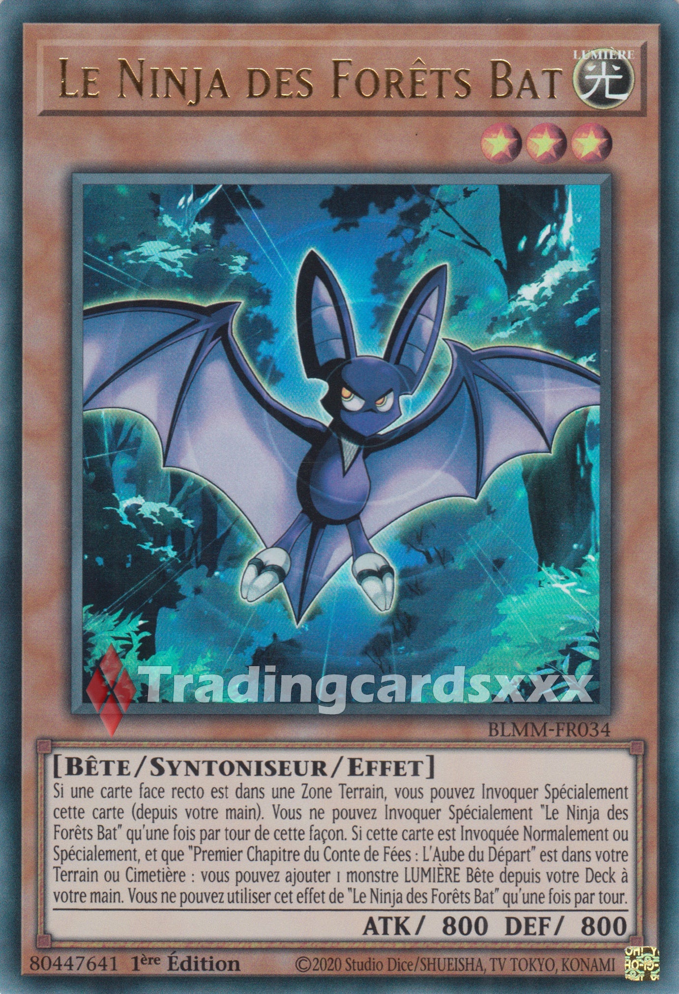 Yu-Gi-Oh! Le Ninja des Forêts Bat : UR BLMM-FR034