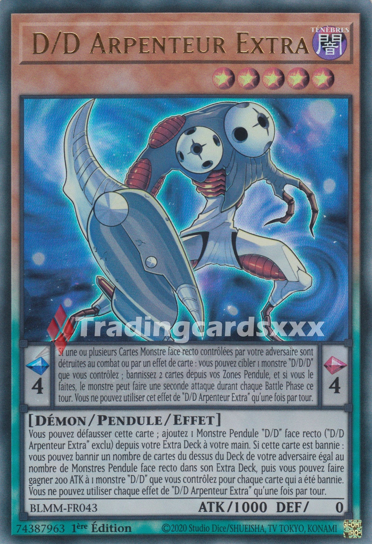 Yu-Gi-Oh! D/D Arpenteur Extra : UR BLMM-FR043