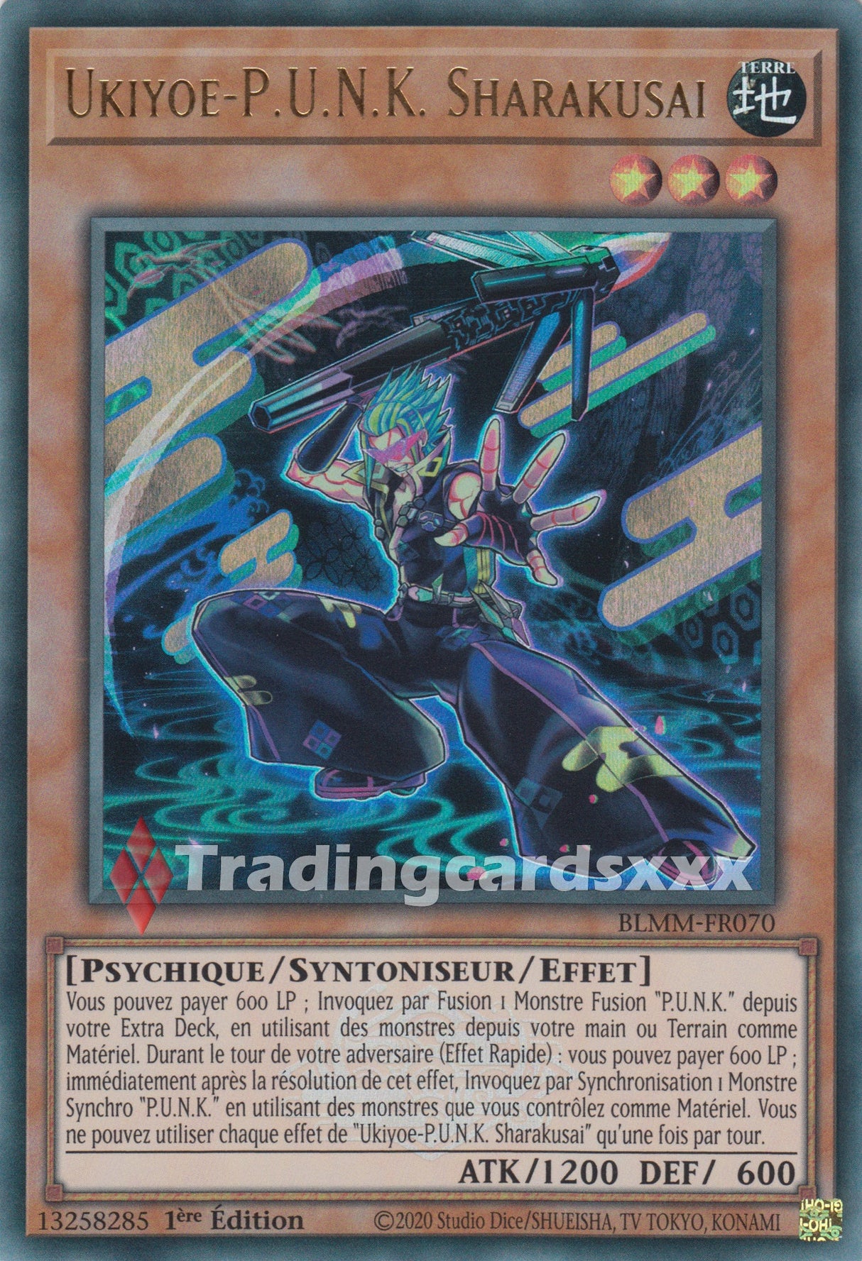 Yu-Gi-Oh! Ukiyoe-P.U.N.K. Sharakusai : UR BLMM-FR070