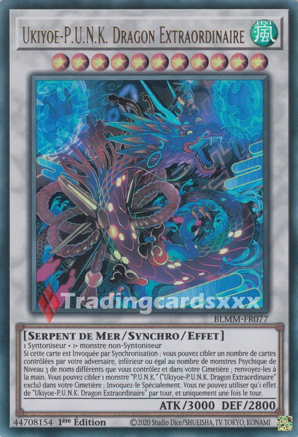 Yu-Gi-Oh! Ukiyoe-P.U.N.K. Dragon Extraordinaire : UR BLMM-FR077