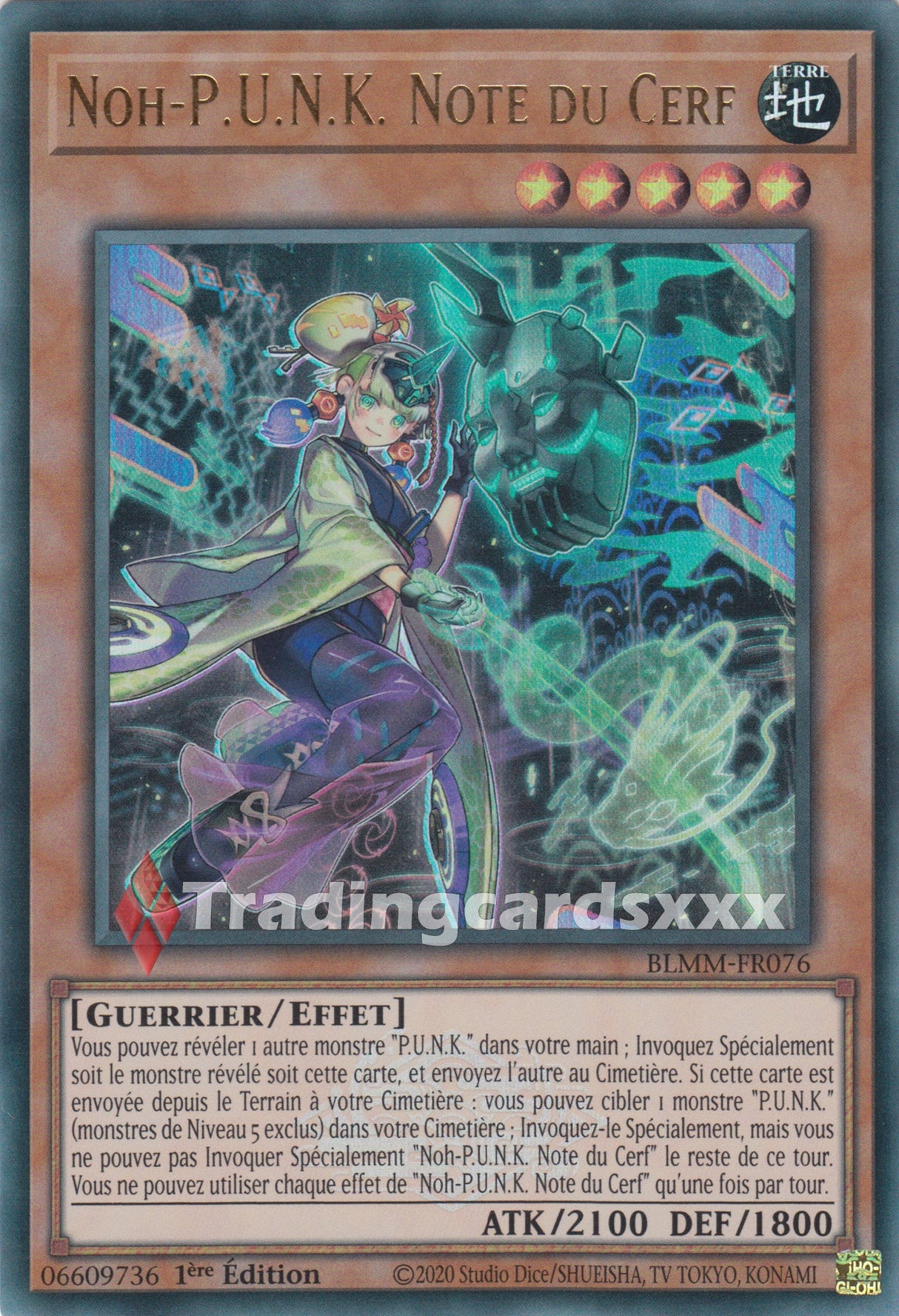Yu-Gi-Oh! Noh-P.U.N.K. Note du Cerf : UR BLMM-FR076