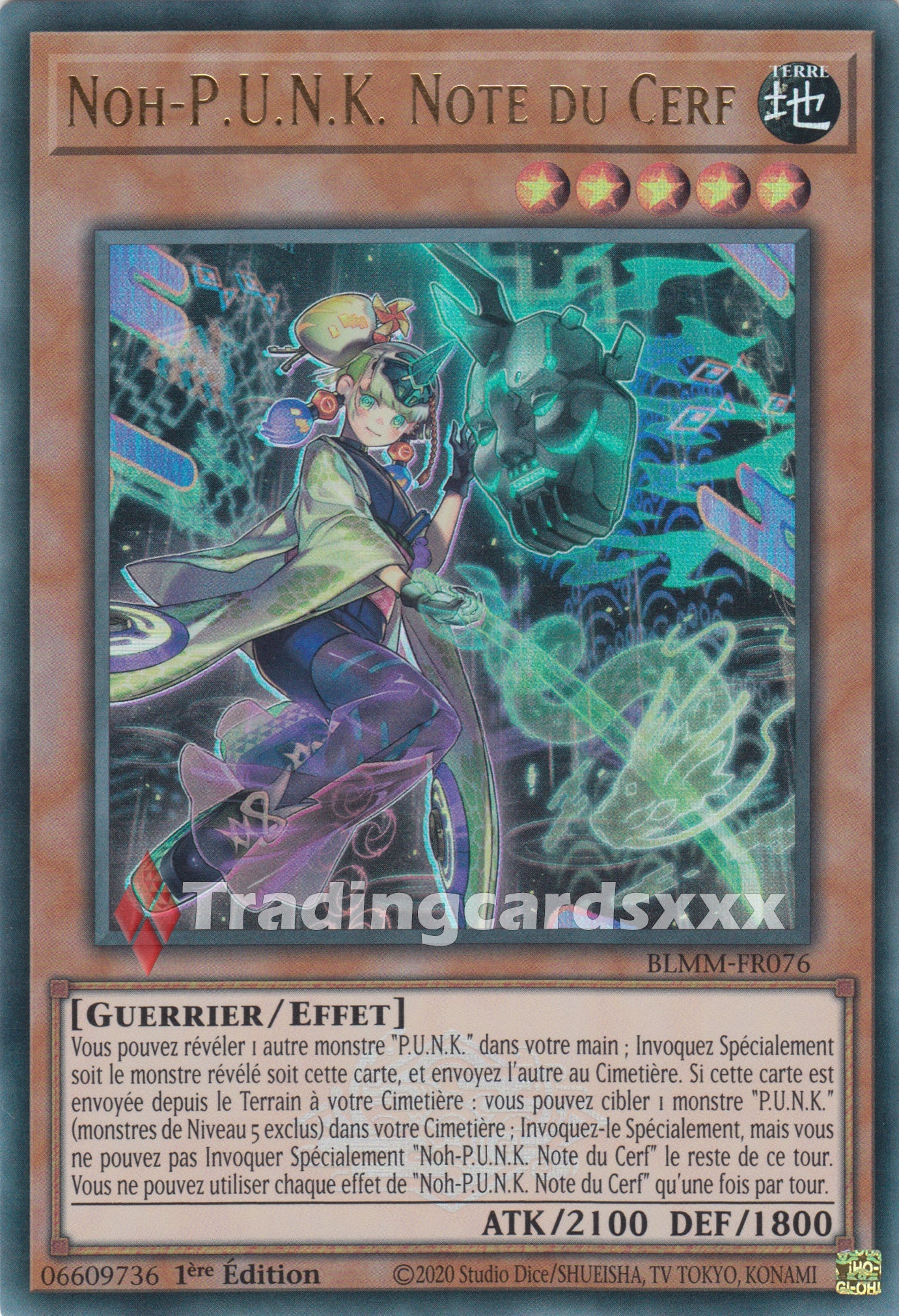 Yu-Gi-Oh! Noh-P.U.N.K. Note du Cerf : UR BLMM-FR076