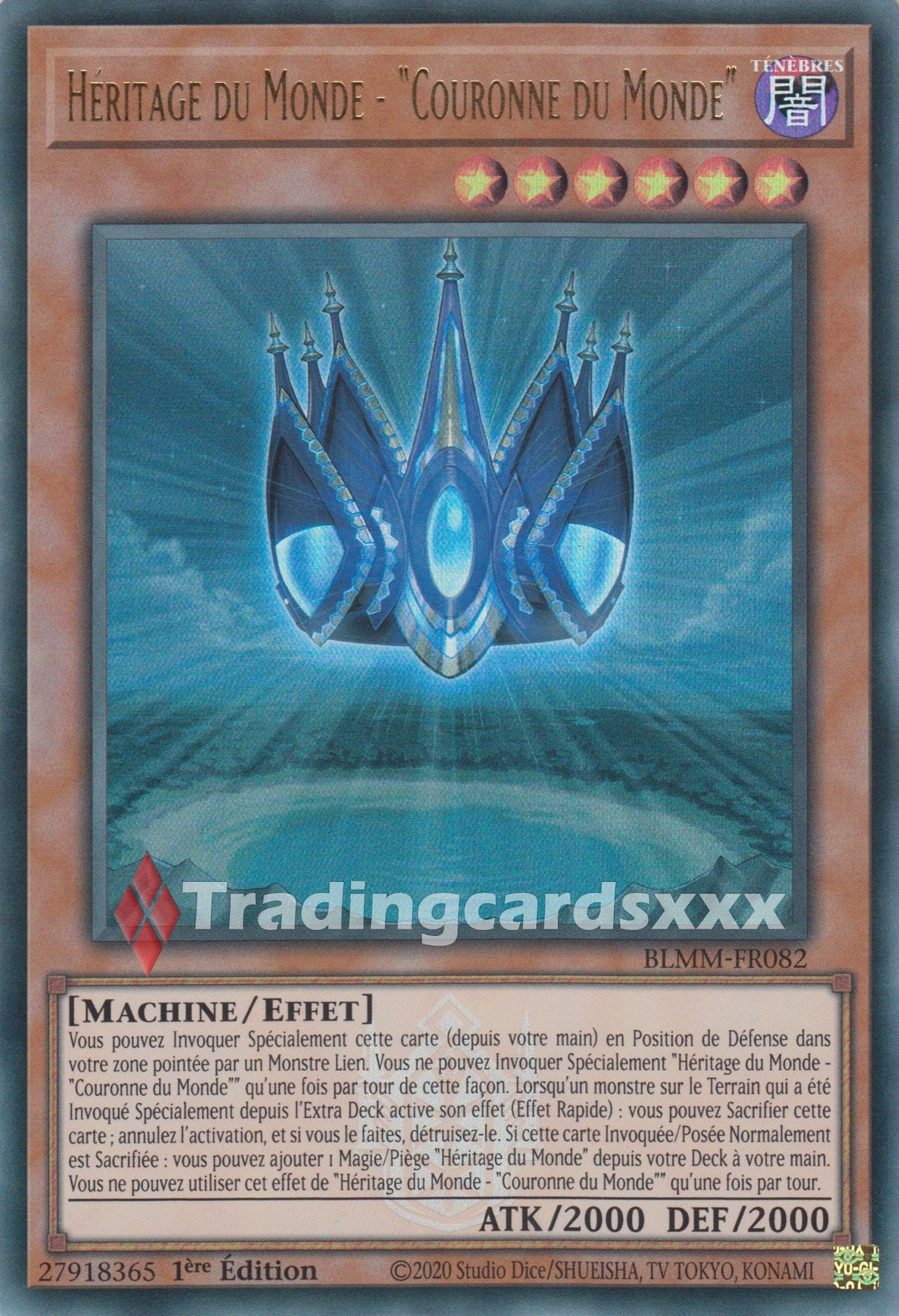 Yu-Gi-Oh! Héritage du Monde - "Couronne du Monde" : UR BLMM-FR082