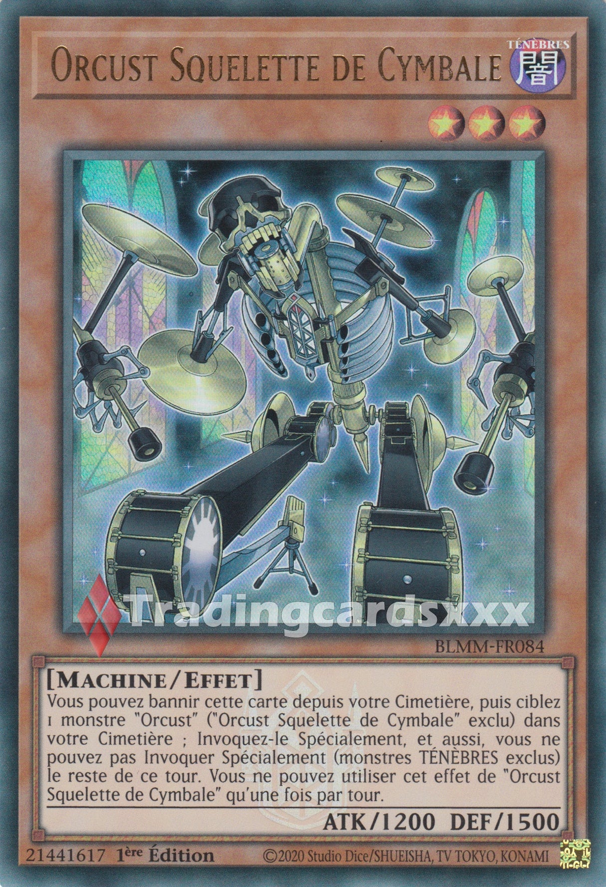Yu-Gi-Oh! Orcust Squelette de Cymbale : UR BLMM-FR084