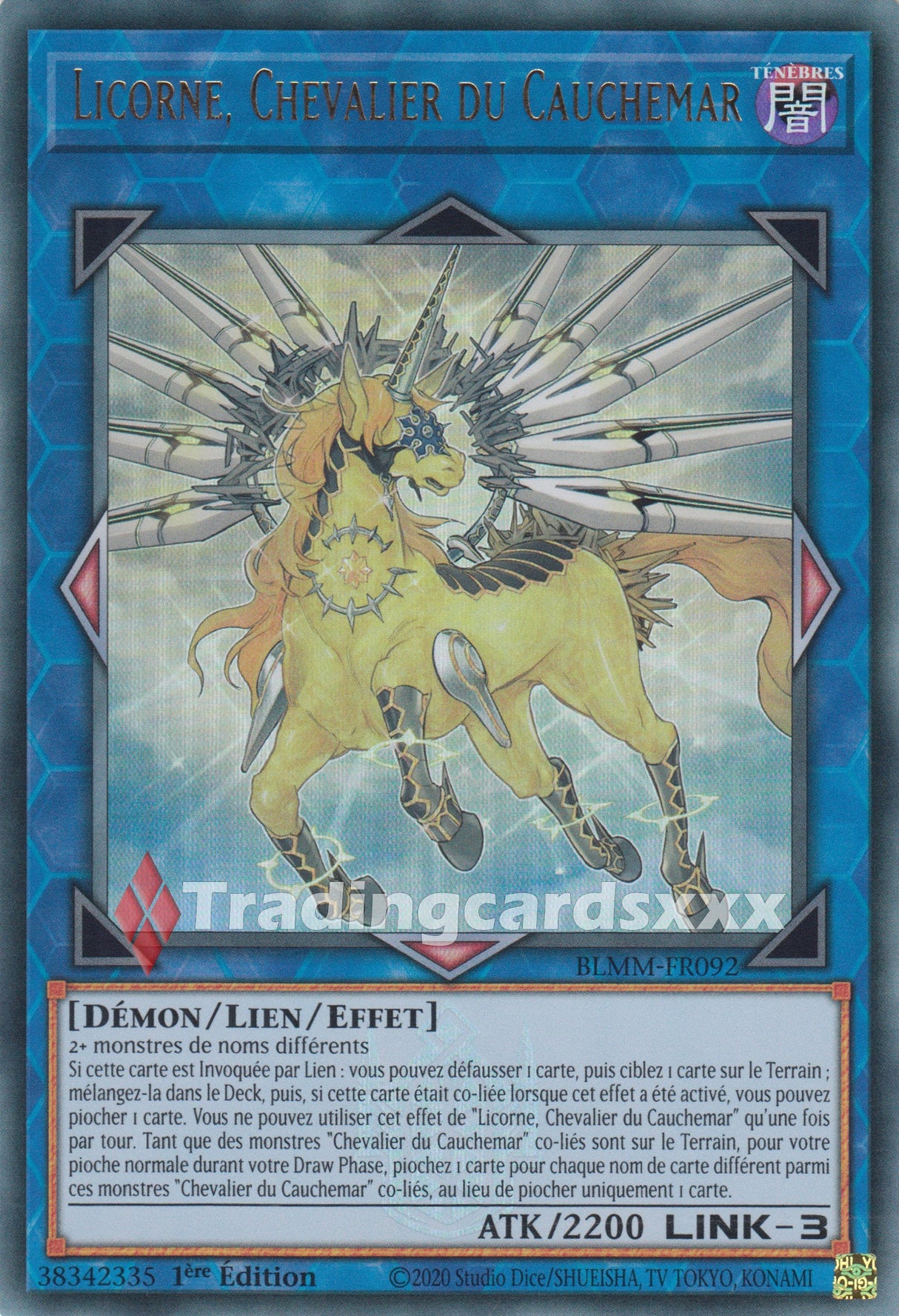 Yu-Gi-Oh! Licorne, Chevalier du Cauchemar : UR BLMM-FR092