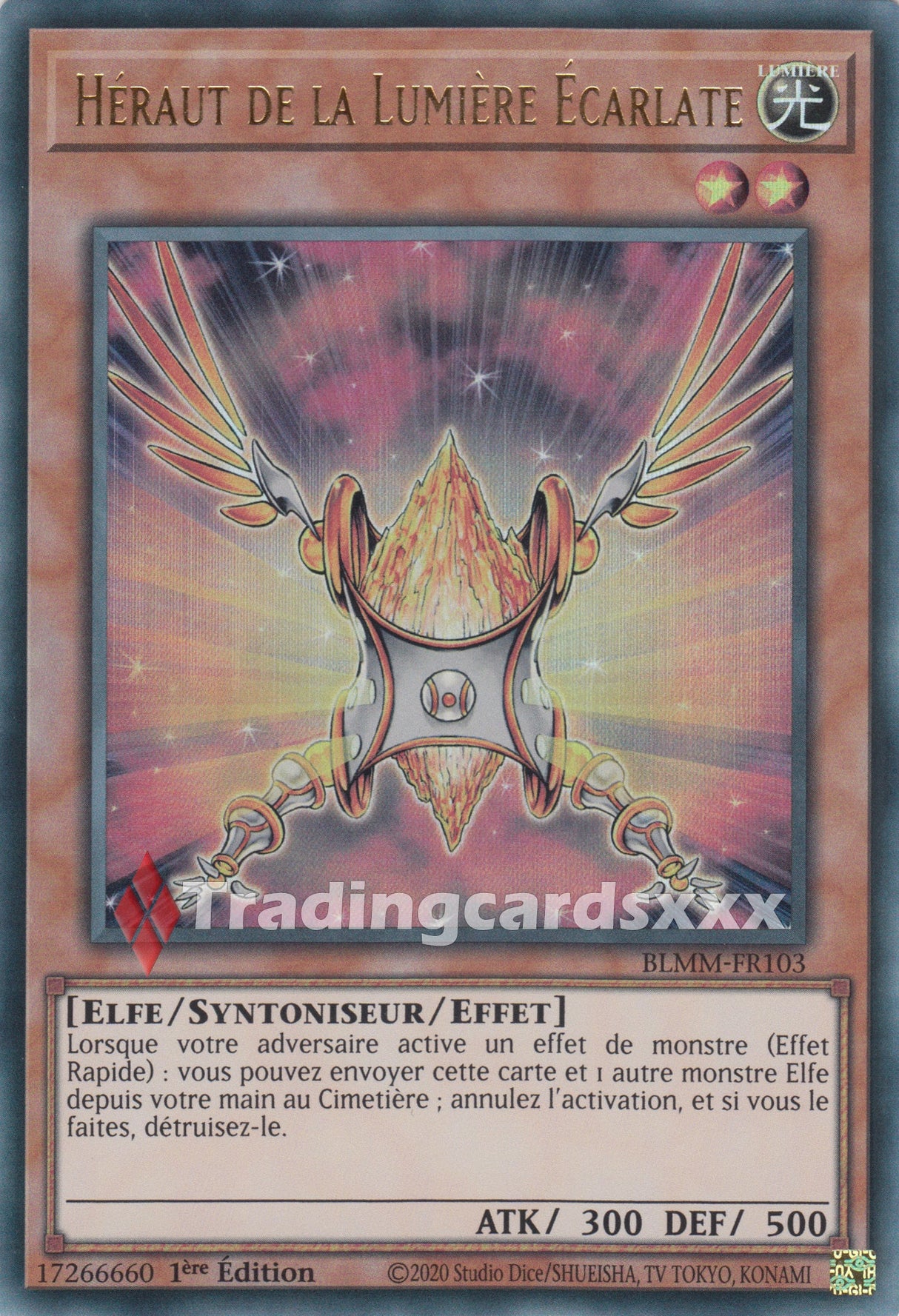 Yu-Gi-Oh! Héraut de la Lumière Écarlate : UR BLMM-FR103