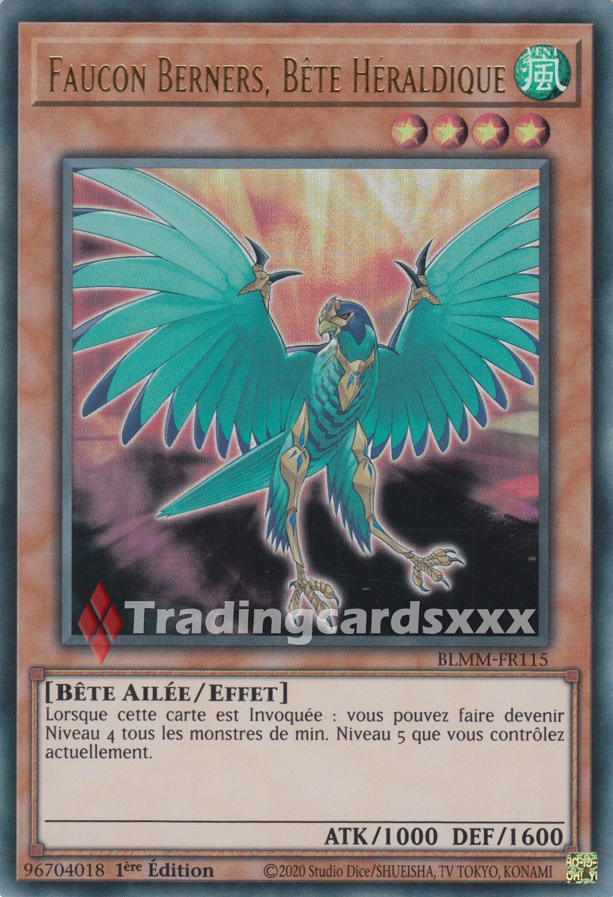 Yu-Gi-Oh! Faucon Berners, Bête Héraldique : UR BLMM-FR115