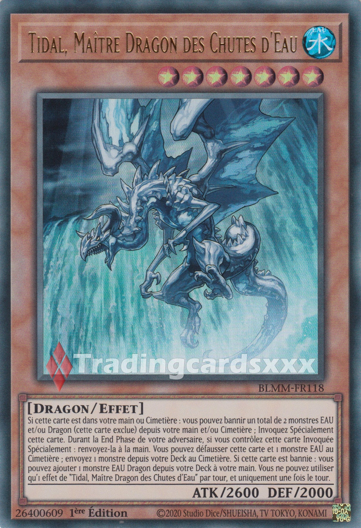 Yu-Gi-Oh! Tidal, Maître Dragon des Chutes d'Eau : UR BLMM-FR118