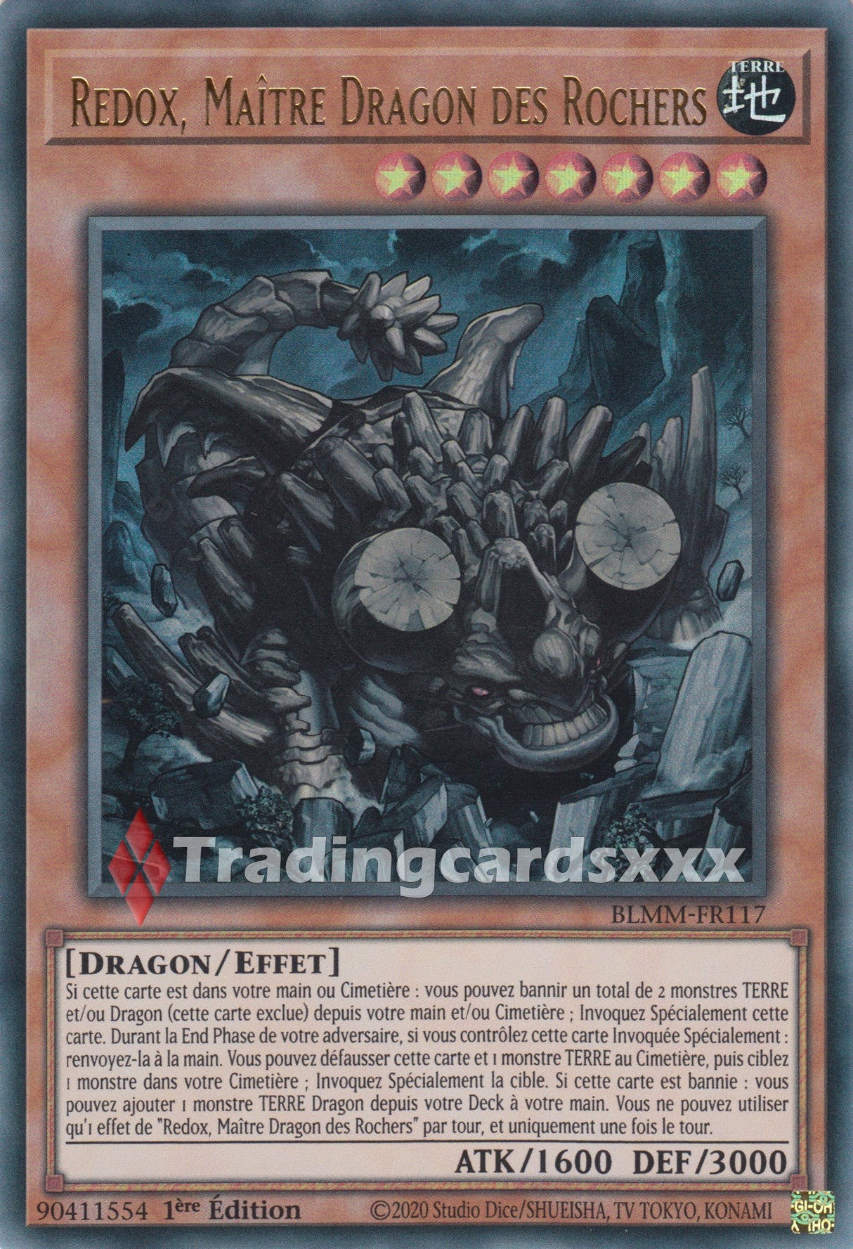 Yu-Gi-Oh! Redox, Maître Dragon des Rochers : UR BLMM-FR117
