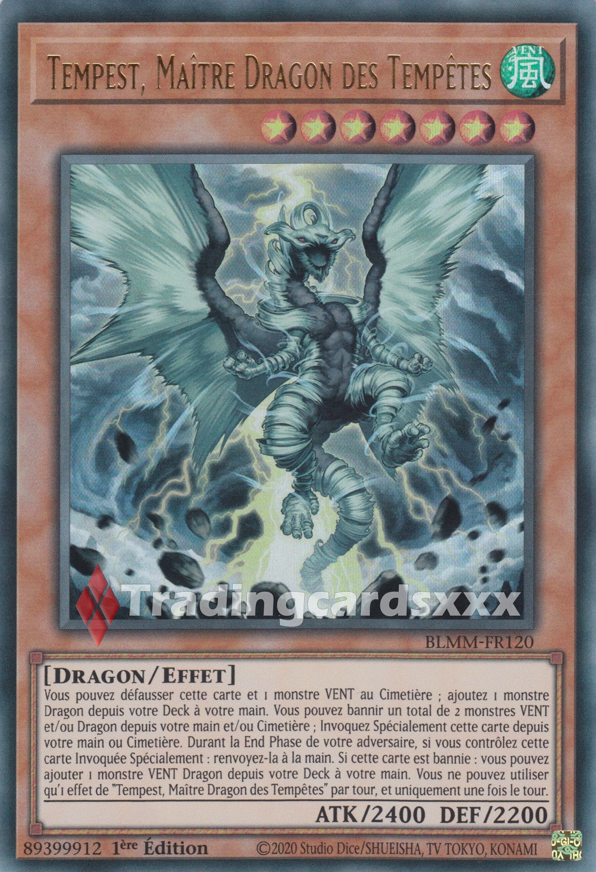 Yu-Gi-Oh! Tempest, Maître Dragon des Tempêtes : UR BLMM-FR120
