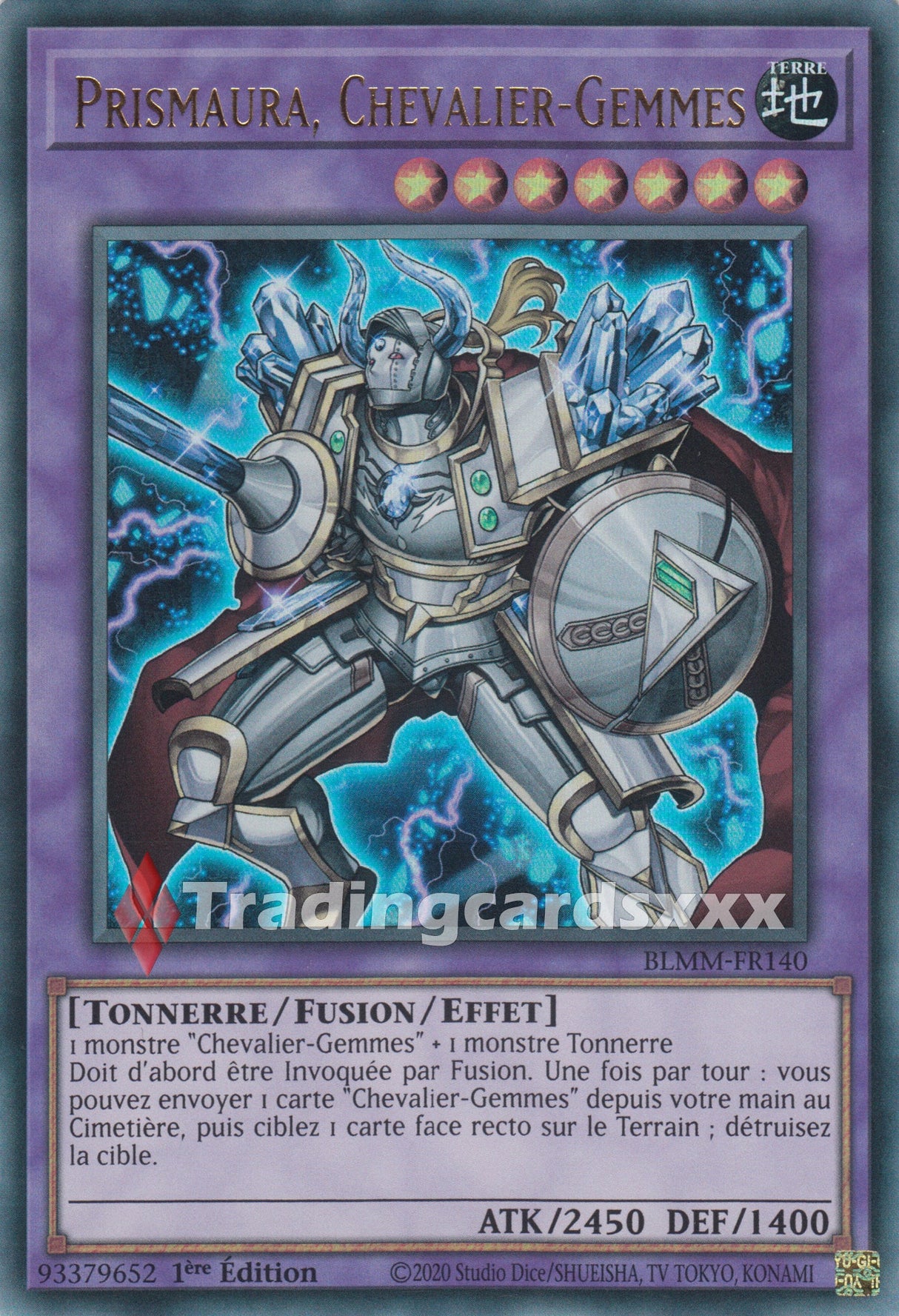 Yu-Gi-Oh! Prismaura, Chevalier-Gemmes : UR BLMM-FR140