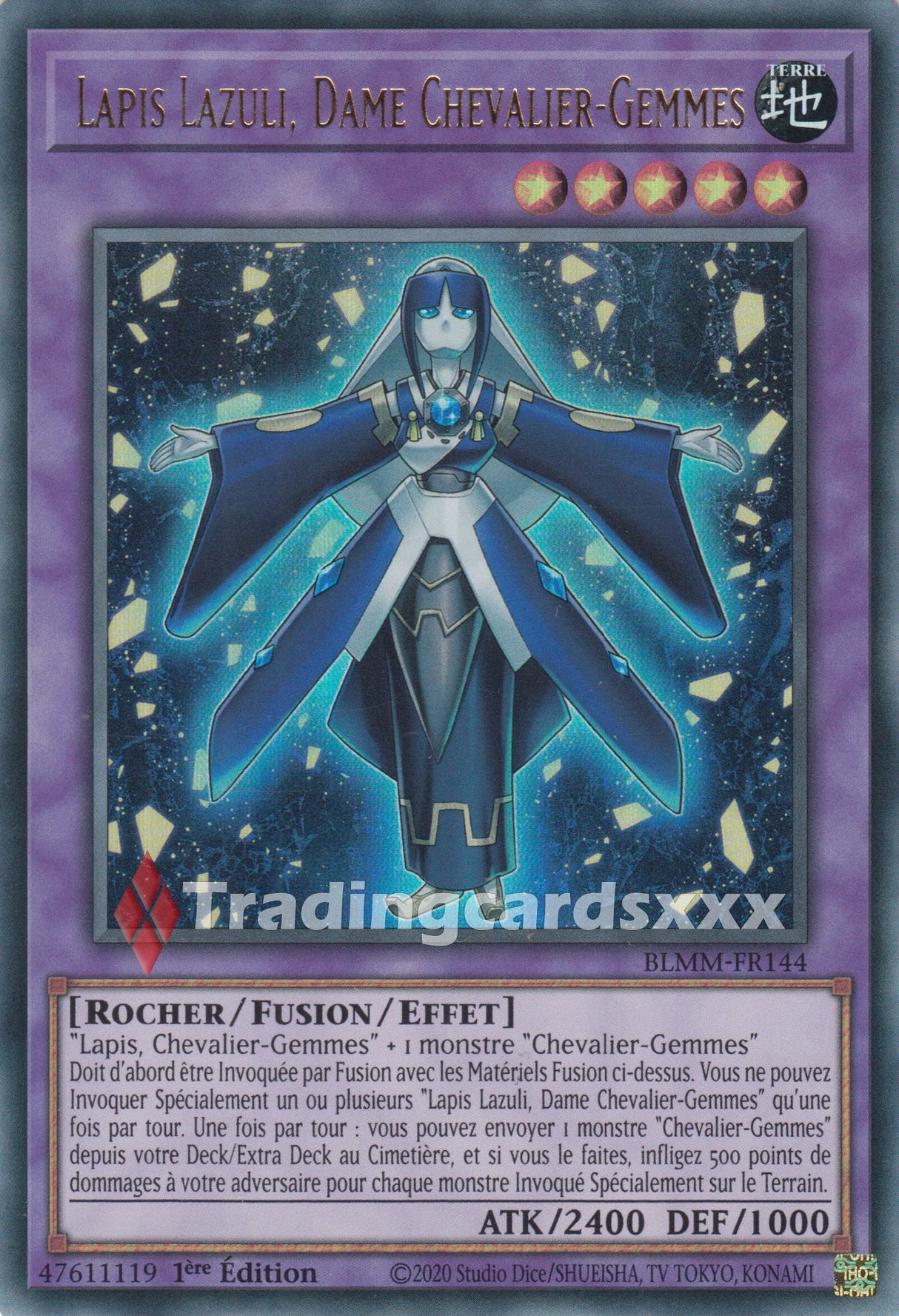 Yu-Gi-Oh! Lapis Lazuli, Dame Chevalier-Gemmes : UR BLMM-FR144