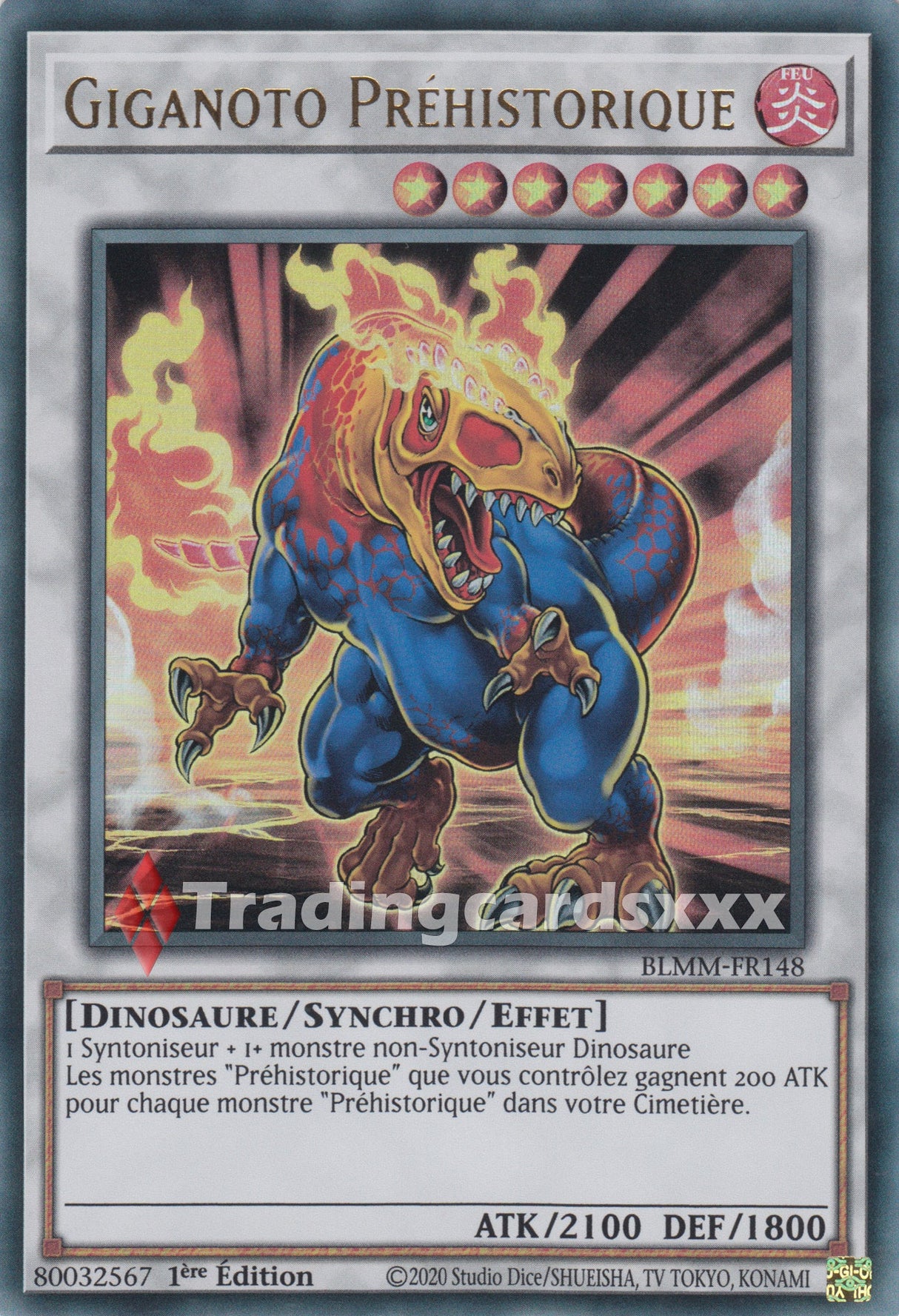 Yu-Gi-Oh! Giganoto Préhistorique : UR BLMM-FR148