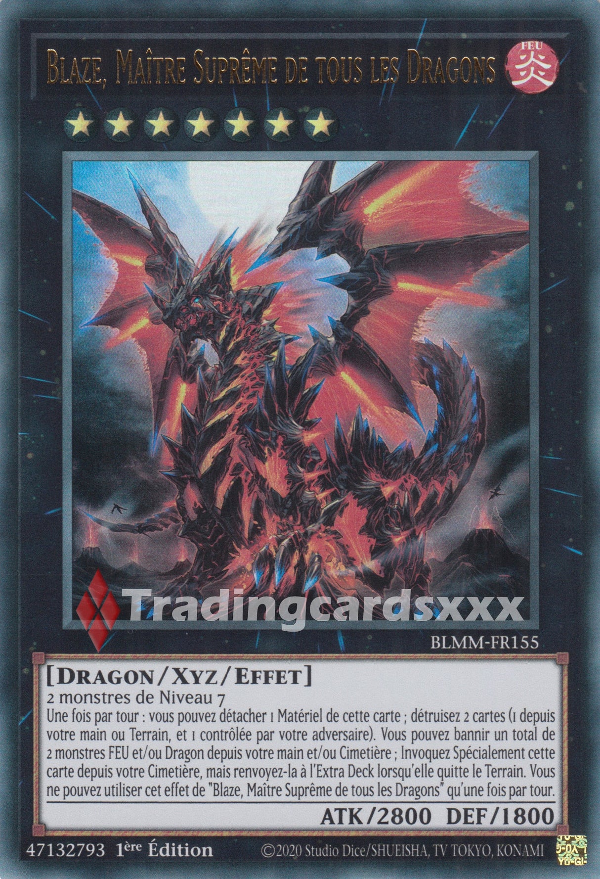 Yu-Gi-Oh! Blaze, Maître Suprême de tous les Dragons : UR BLMM-FR155