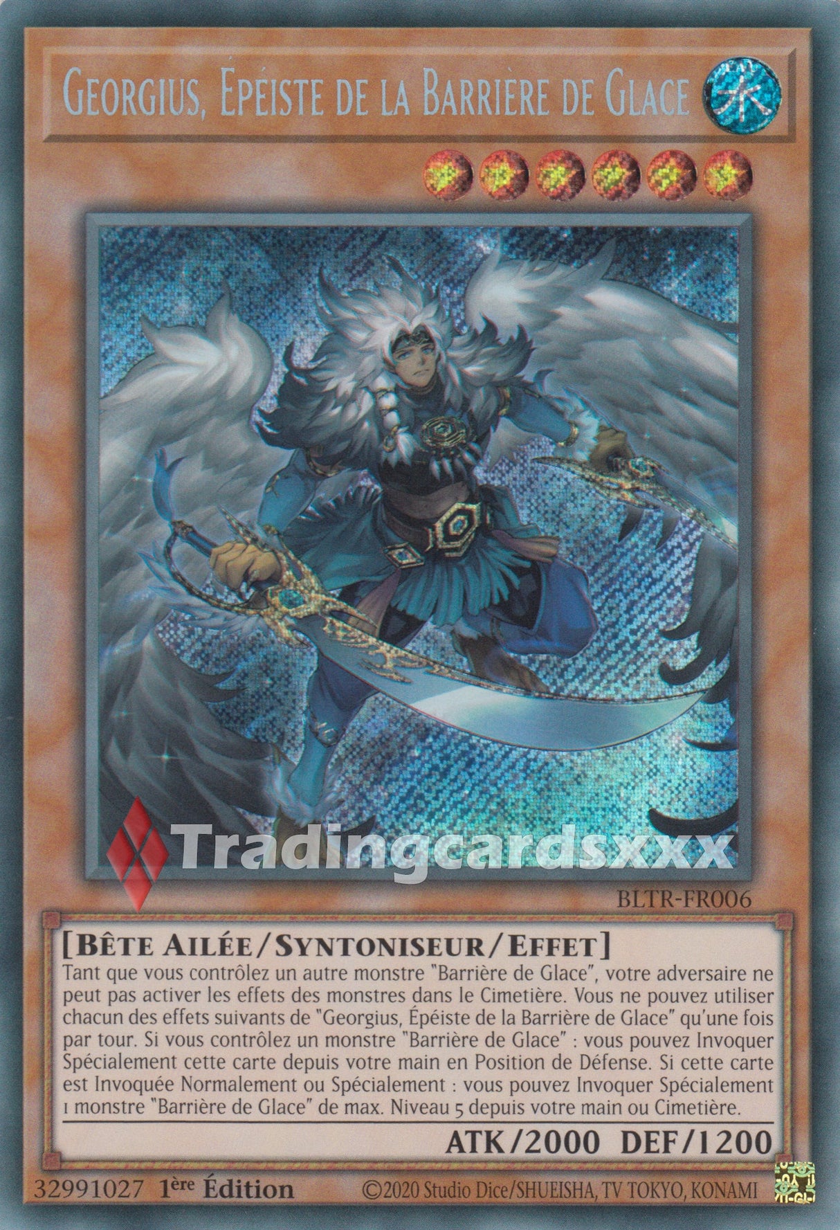 Yu-Gi-Oh! Georgius, Épéiste de la Barrière de Glace : SE BLTR-FR006