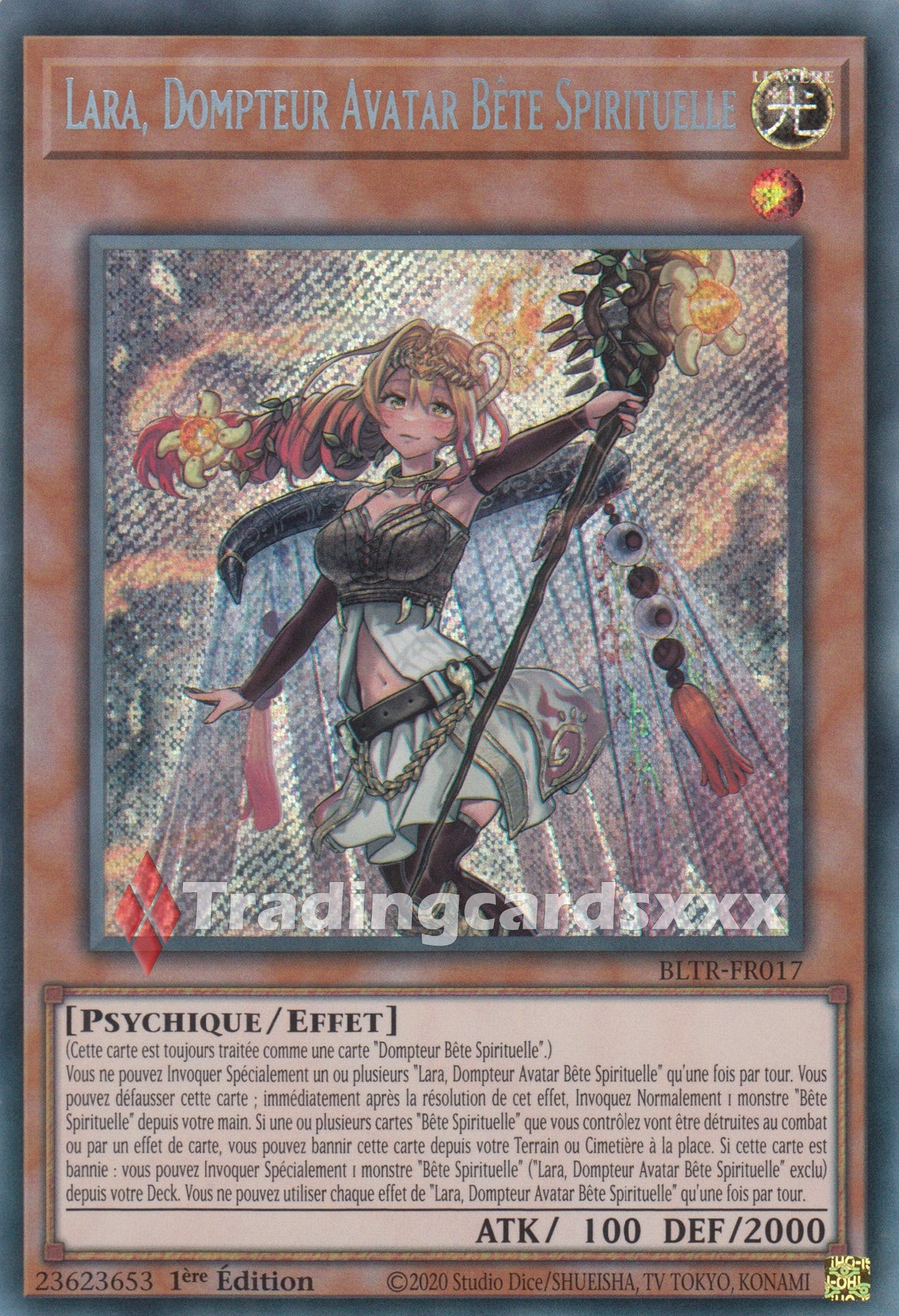 Yu-Gi-Oh! Lara, Dompteur Avatar Bête Spirituelle : SE BLTR-FR017