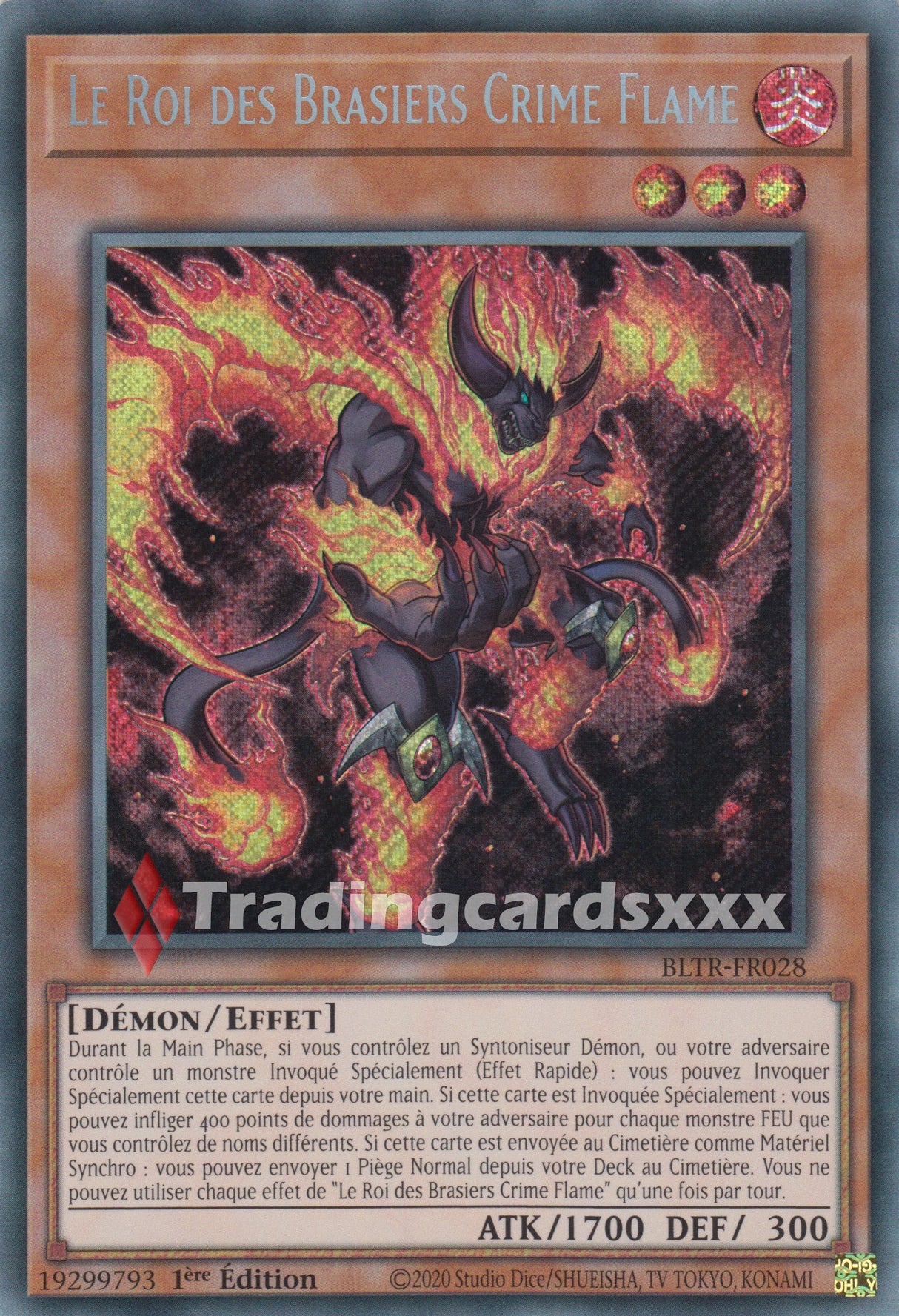Yu-Gi-Oh! Le Roi des Brasiers Crime Flame : SE BLTR-FR028