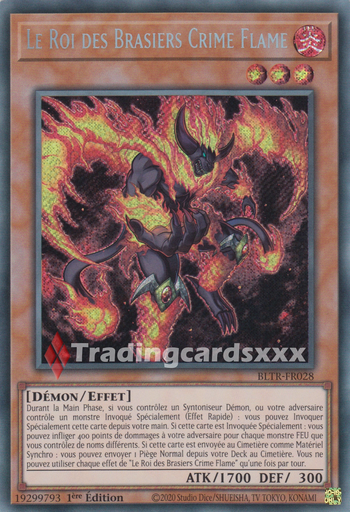 Yu-Gi-Oh! Le Roi des Brasiers Crime Flame : SE BLTR-FR028
