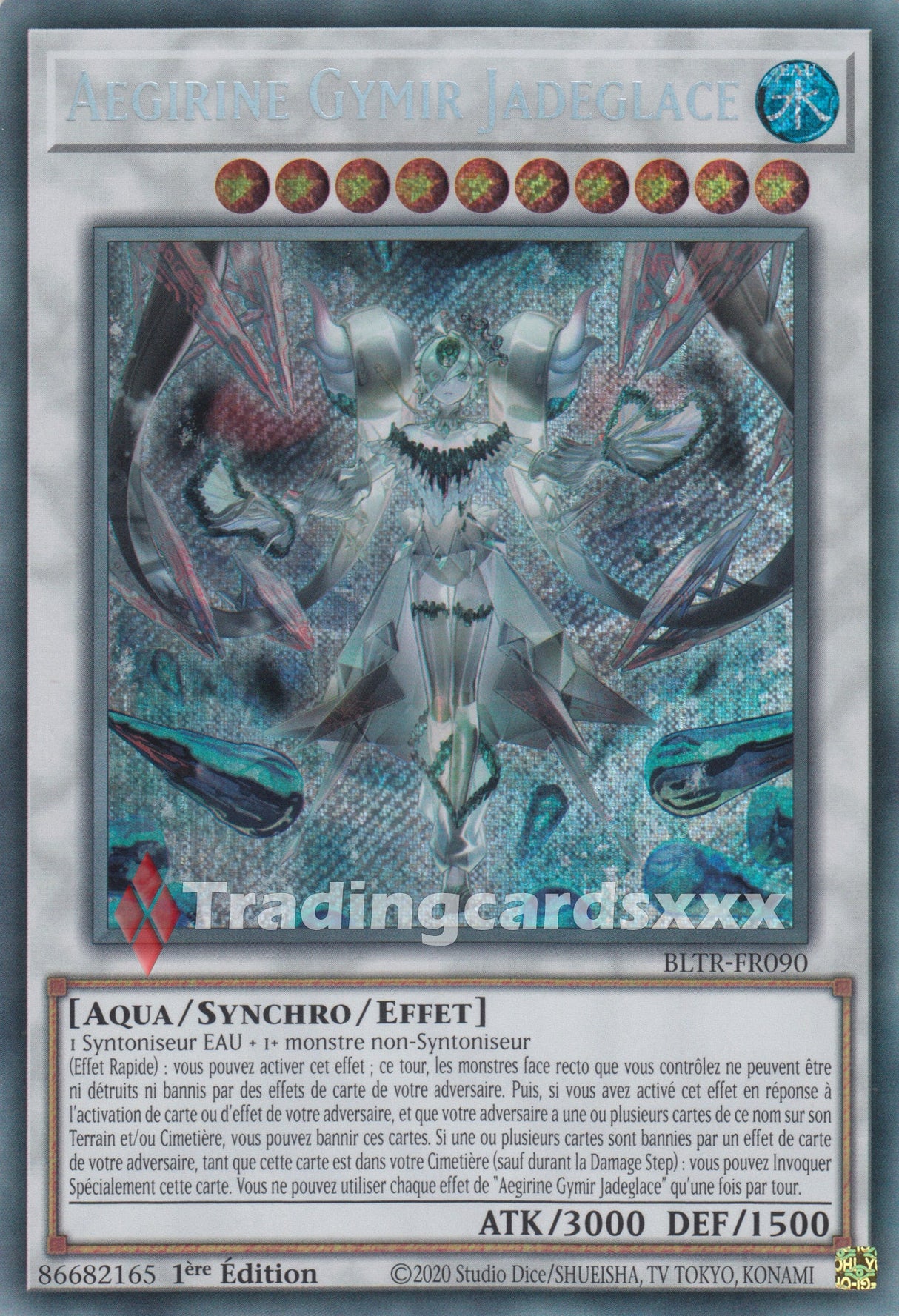 Yu-Gi-Oh! Aegirine Gymir Jadeglace : SE BLTR-FR090