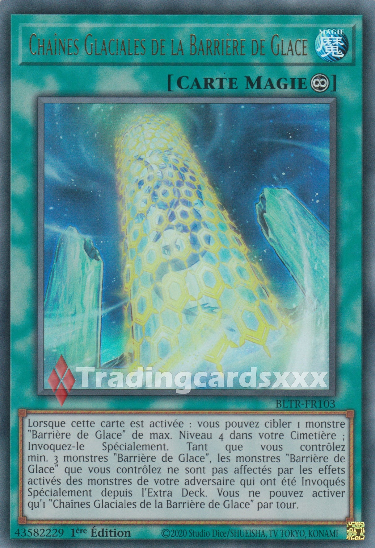 Yu-Gi-Oh! Chaînes Glaciales de la Barrière de Glace : UR BLTR-FR103