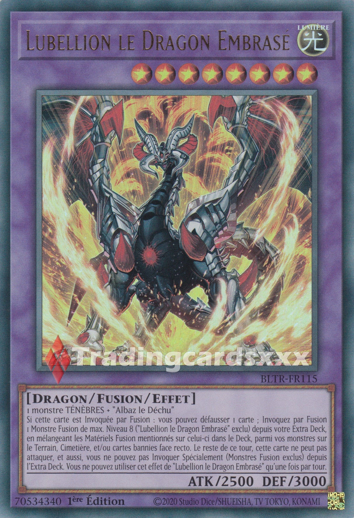 Yu-Gi-Oh! Lubellion le Dragon Embrasé : UR BLTR-FR115