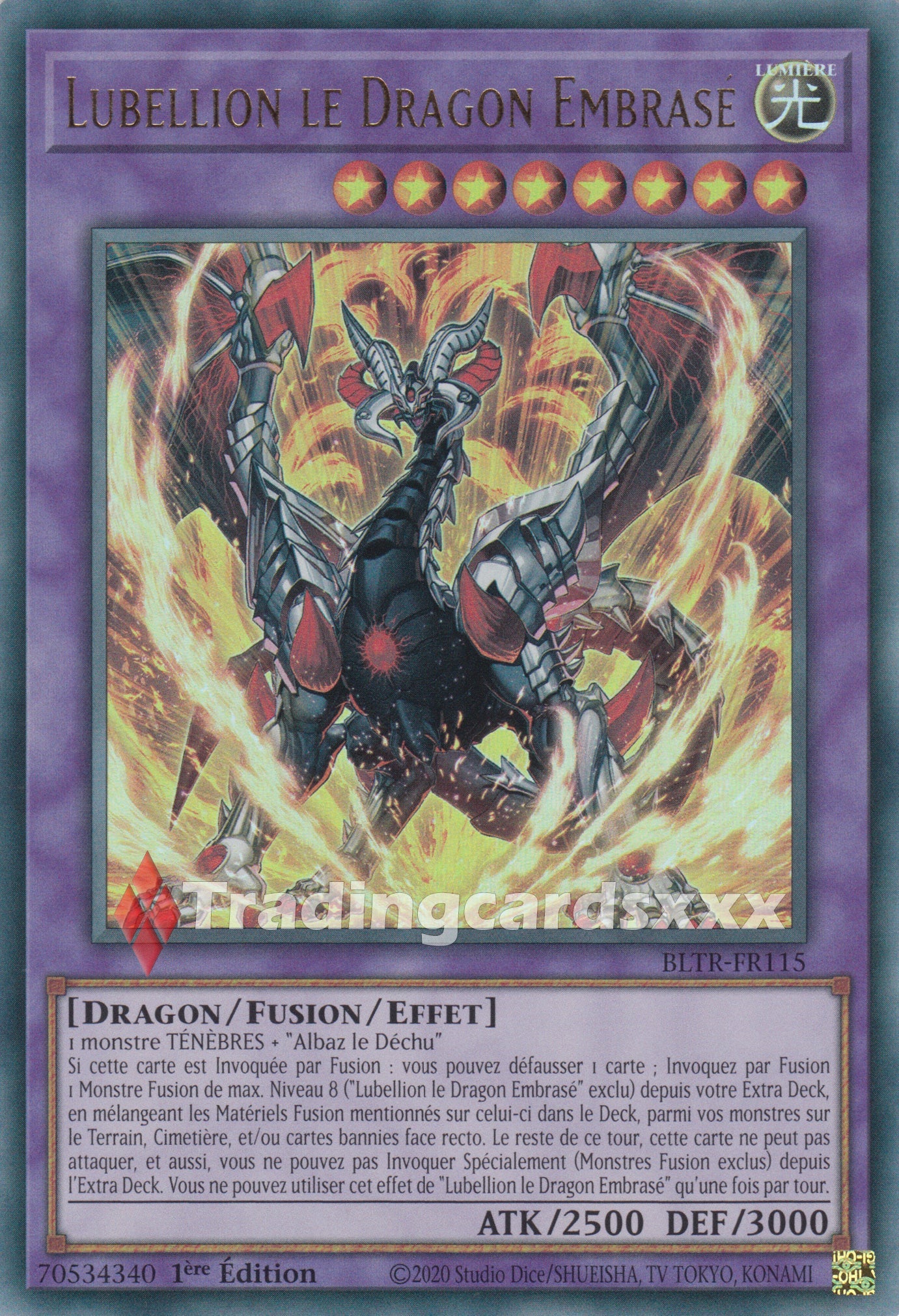 Yu-Gi-Oh! Lubellion le Dragon Embrasé : UR BLTR-FR115