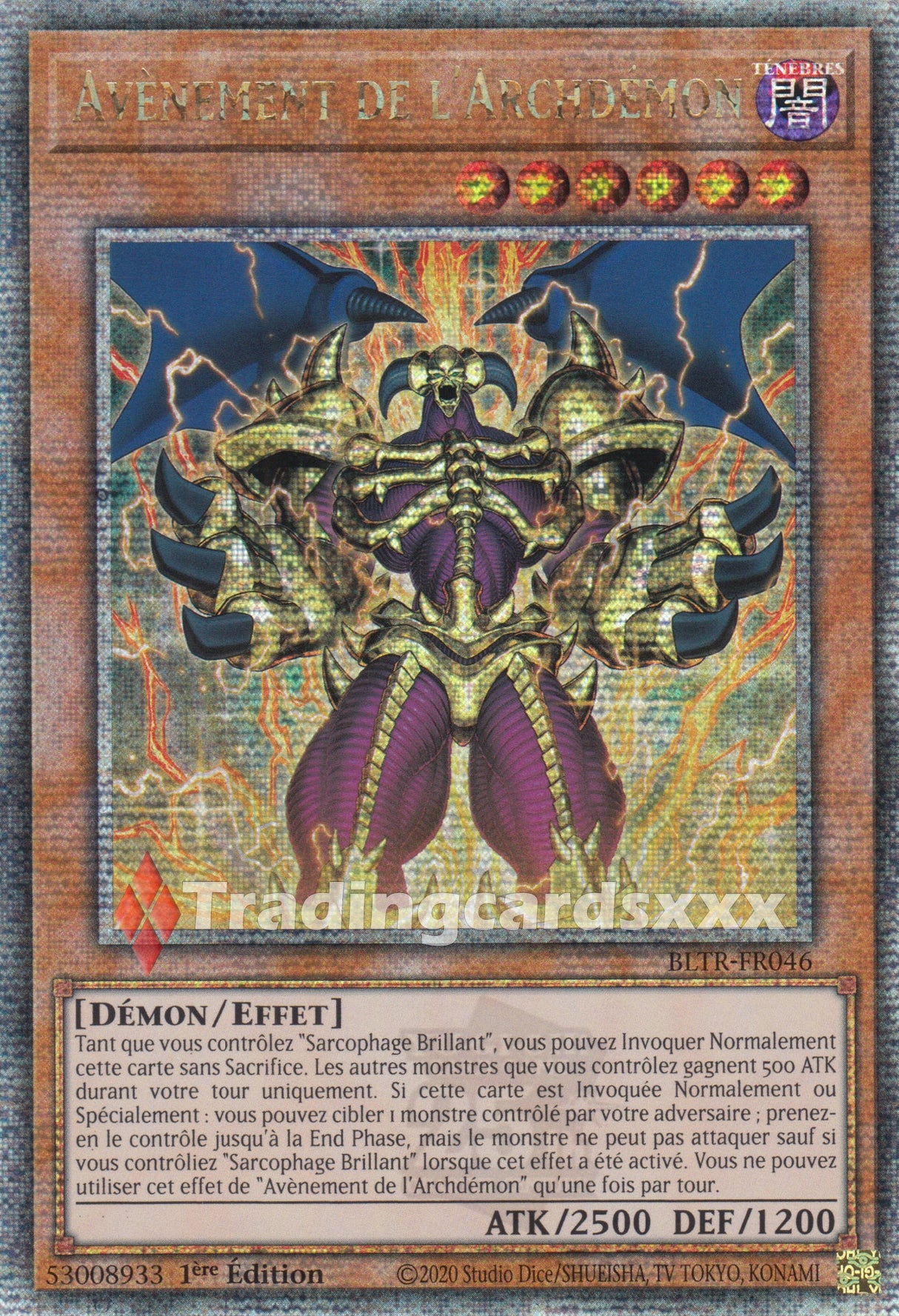 Yu-Gi-Oh! Avènement de l'Archdémon : QCSE BLTR-FR046