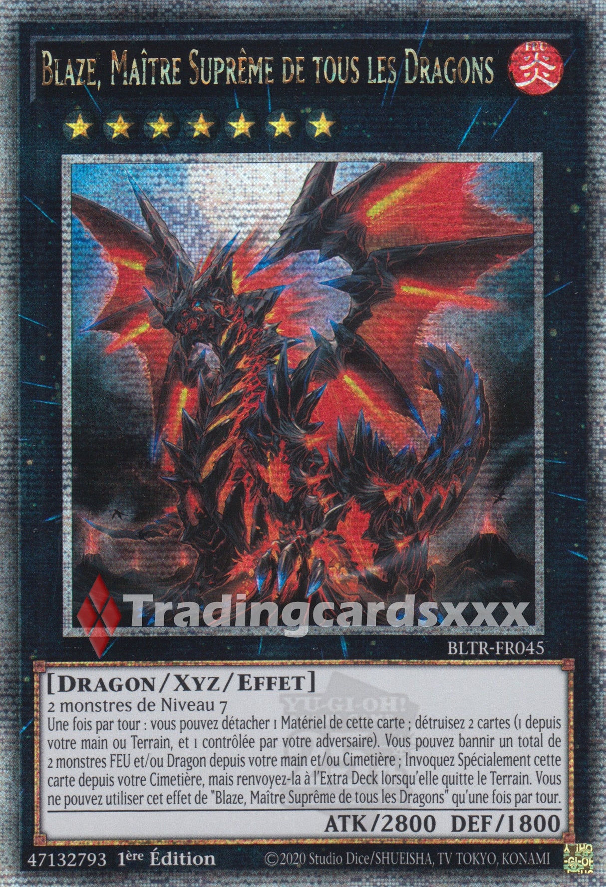 Yu-Gi-Oh! Blaze, Maître Suprême de tous les Dragons : QCSE BLTR-FR045