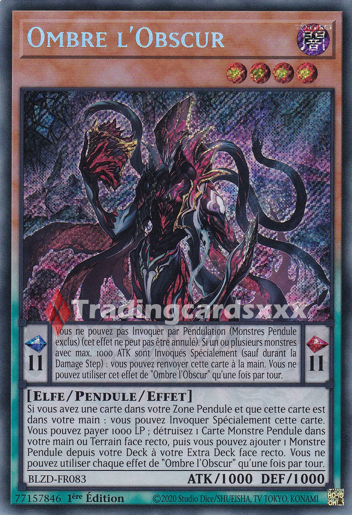 Yu-Gi-Oh! Ombre l'Obscur : SE BLZD-FR083
