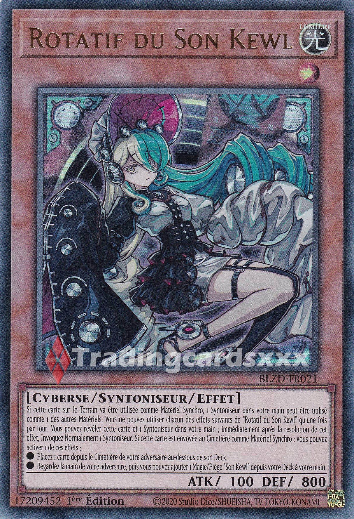 Yu-Gi-Oh! Rotatif du Son Kewl : UR BLZD-FR021