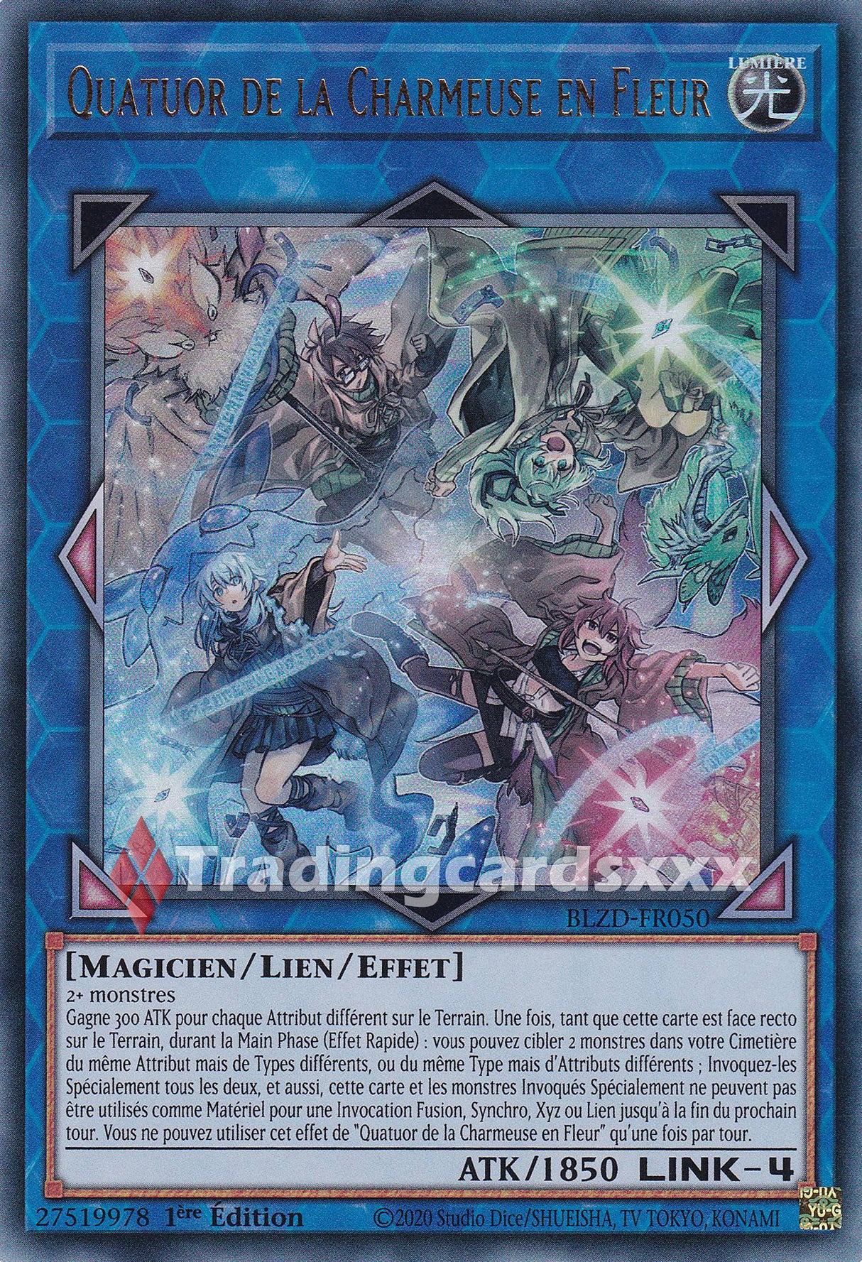 Yu-Gi-Oh! Quatuor de la Charmeuse en Fleur : UR BLZD-FR050