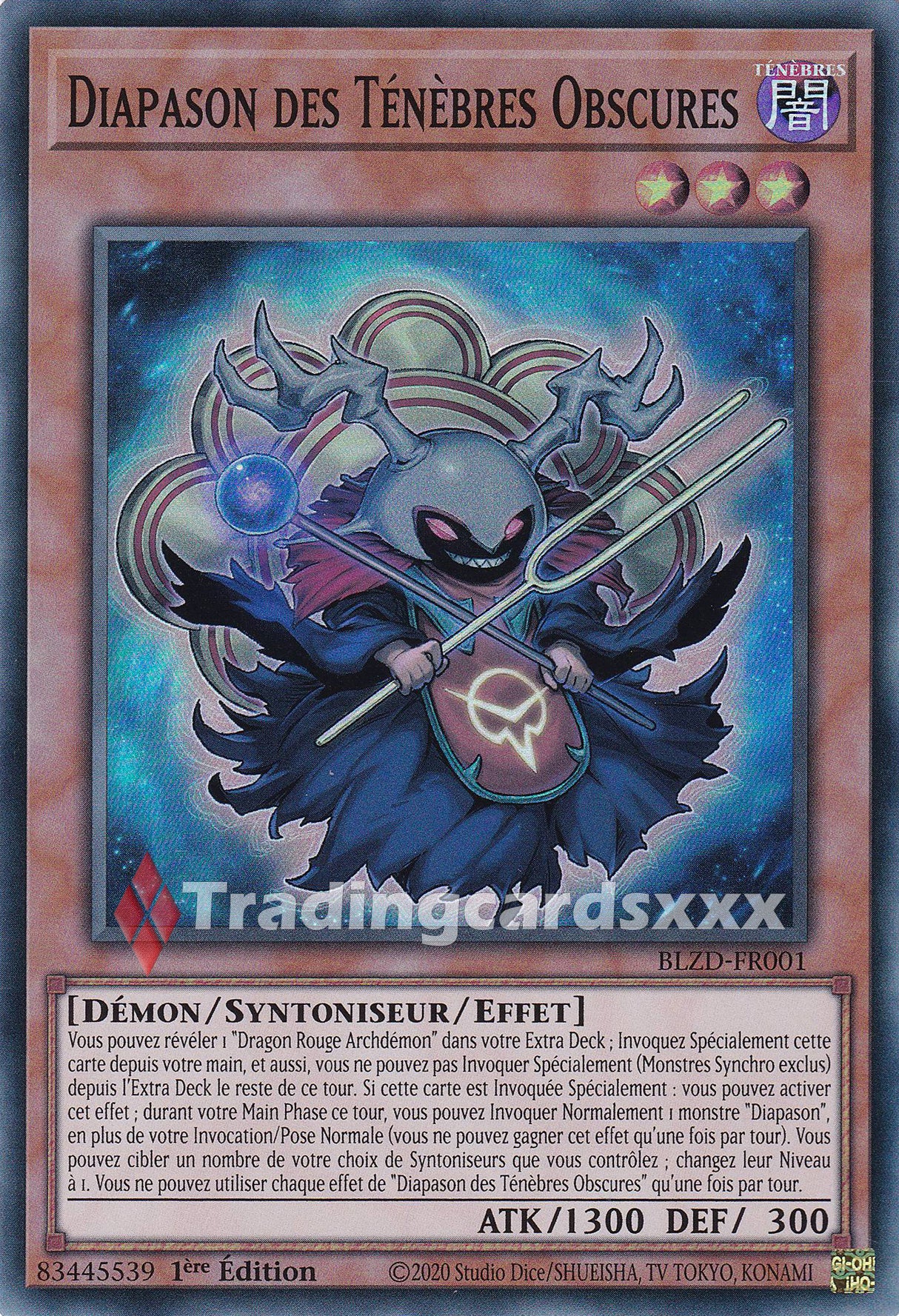 Yu-Gi-Oh! Diapason des Ténèbres Obscures : SR BLZD-FR001