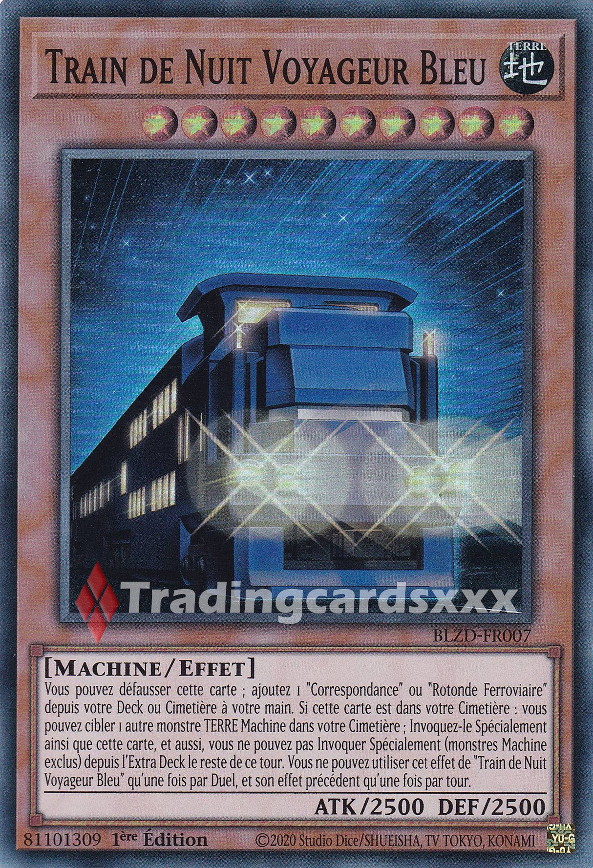 Yu-Gi-Oh! Train de Nuit Voyageur Bleu : SR BLZD-FR007