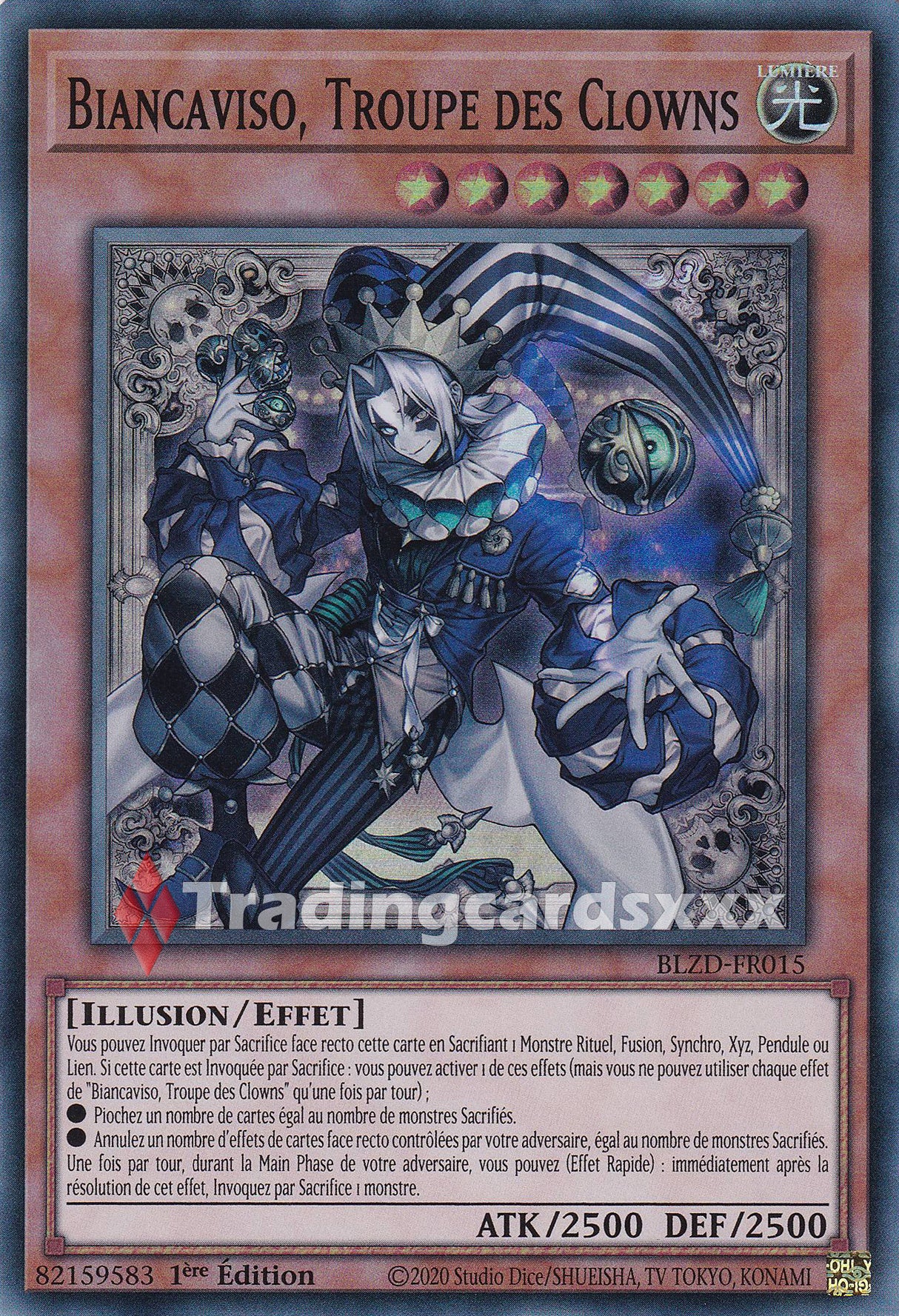 Yu-Gi-Oh! Biancaviso, Troupe des Clowns : SR BLZD-FR015