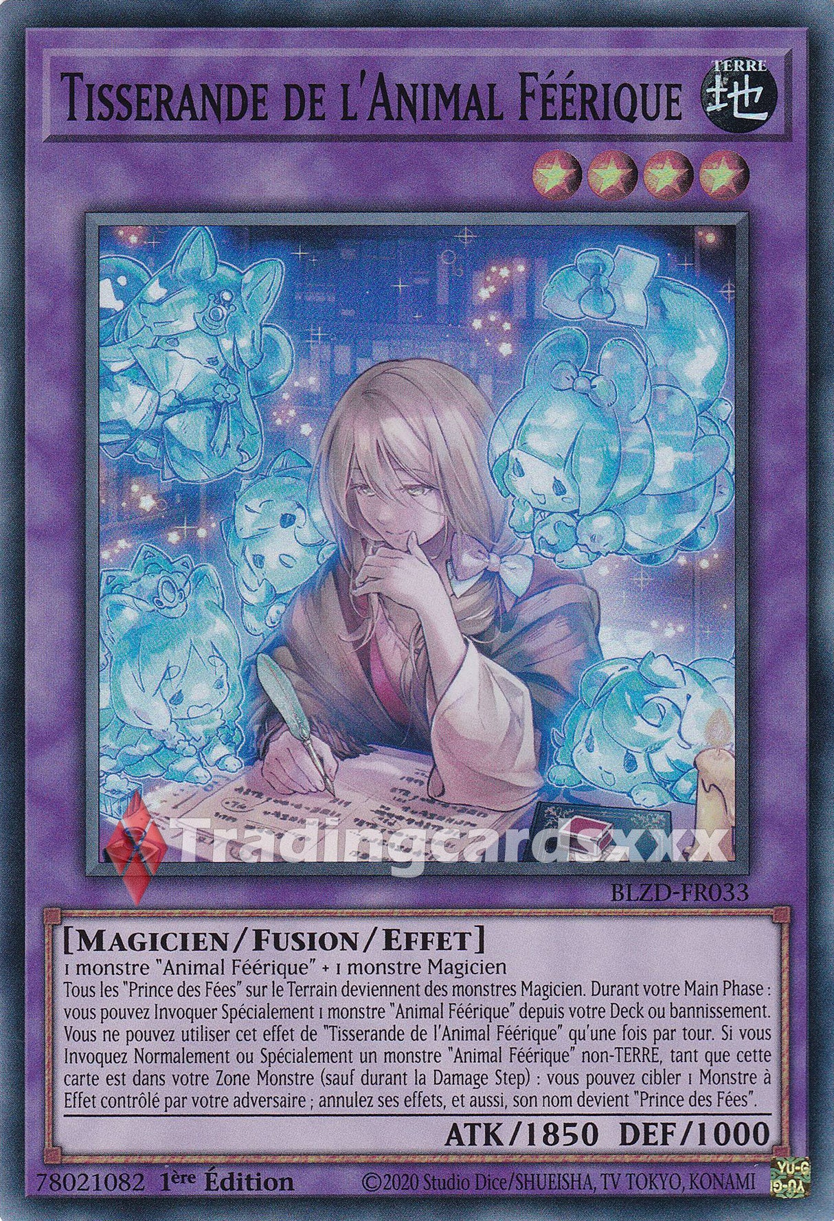 Yu-Gi-Oh! Tisserande de l'Animal Féérique : SR BLZD-FR033