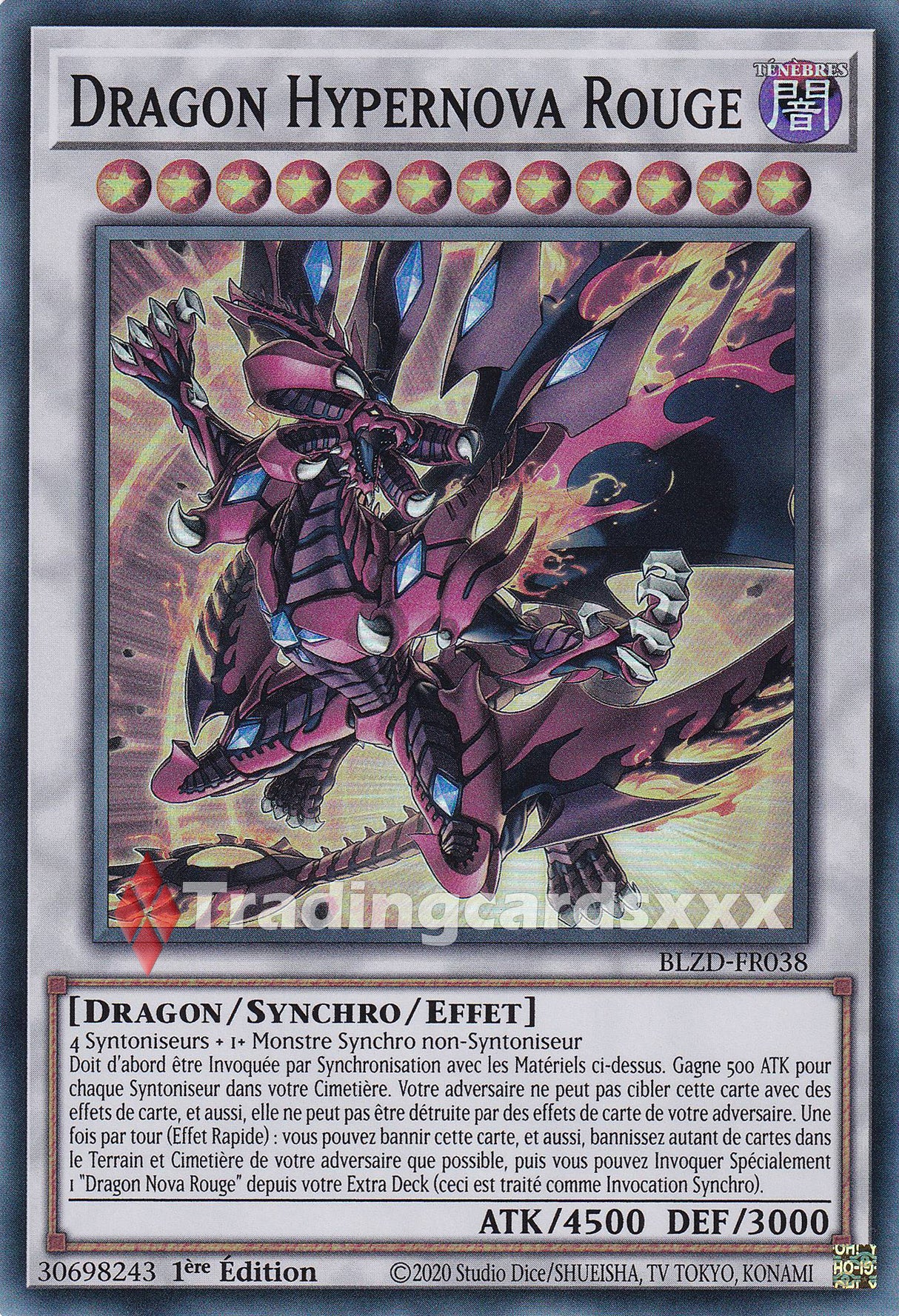 Yu-Gi-Oh! Dragon Hypernova Rouge : SR BLZD-FR038