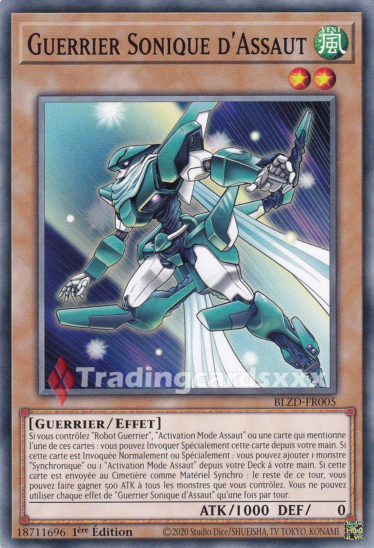 Yu-Gi-Oh! Guerrier Sonique d'Assaut : C BLZD-FR005