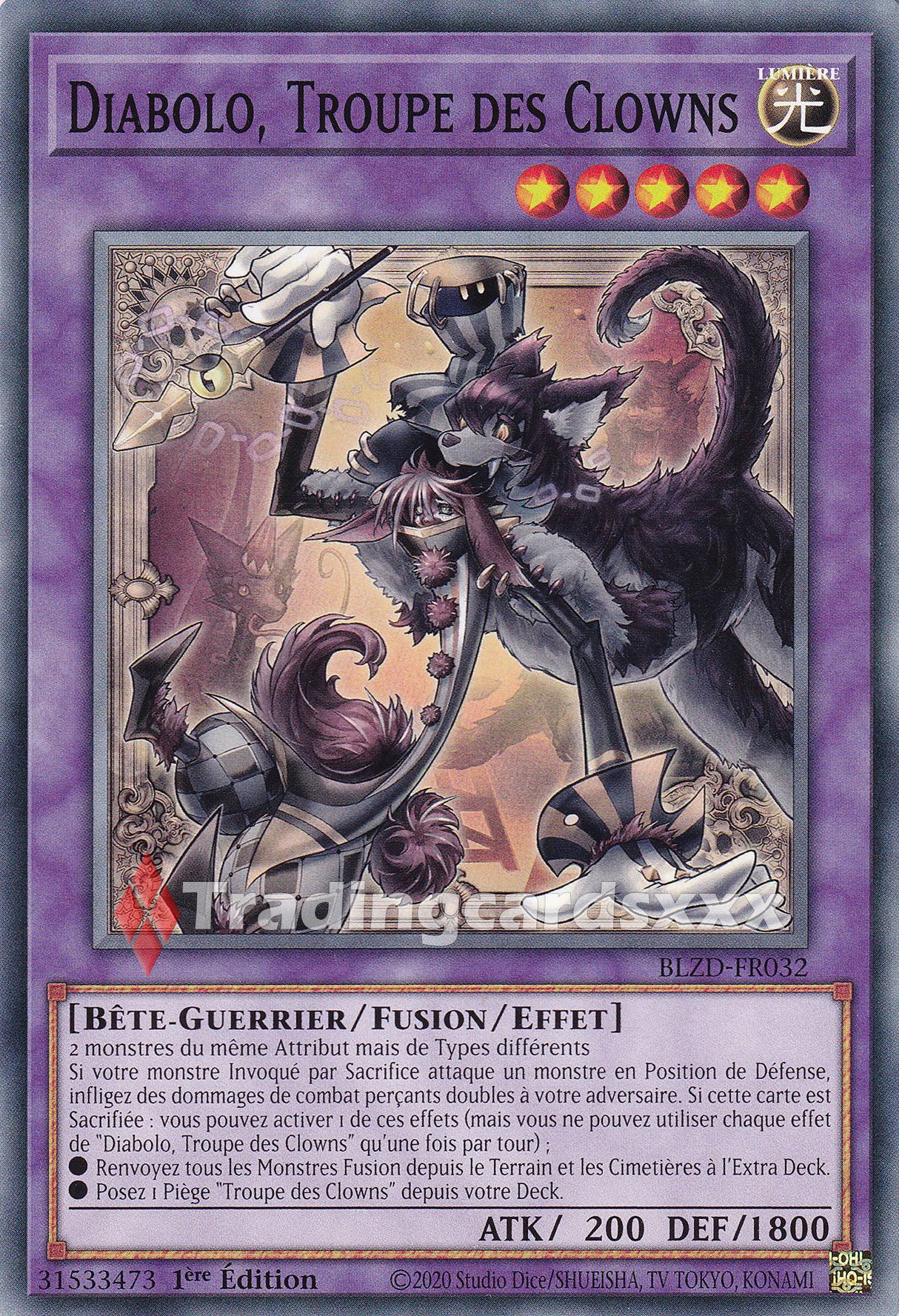 Yu-Gi-Oh! Diabolo, Troupe des Clowns : C BLZD-FR032