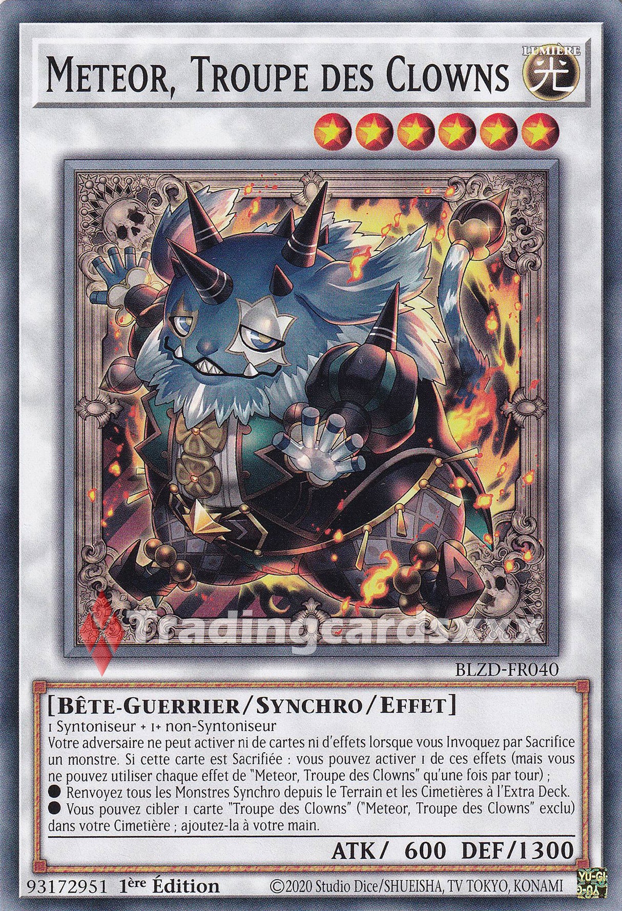 Yu-Gi-Oh! Meteor, Troupe des Clowns : C BLZD-FR040