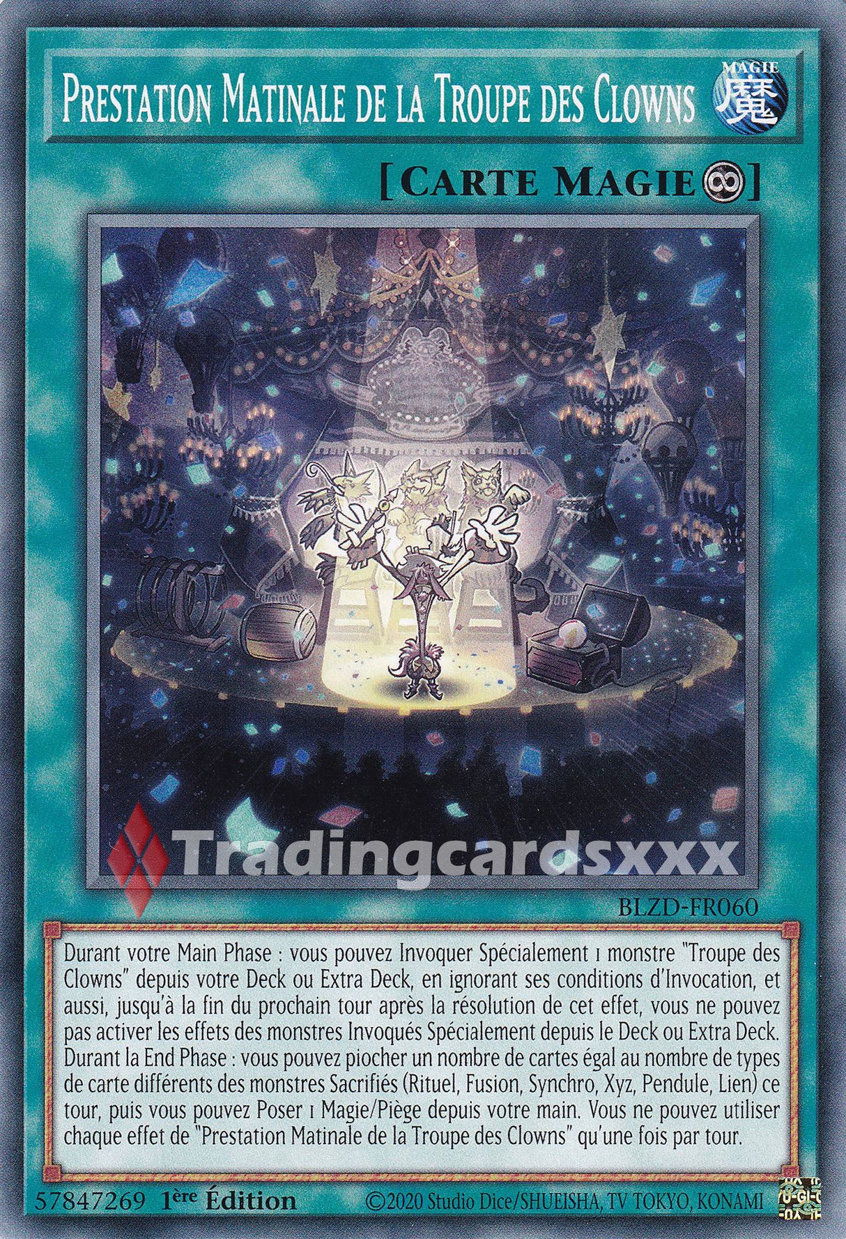 Yu-Gi-Oh! Prestation Matinale de la Troupe des Clowns : C BLZD-FR060